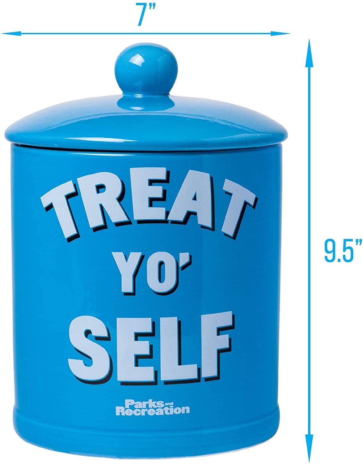 Parks and Recreation Treat Yo Self Large Cookie Jar 10''