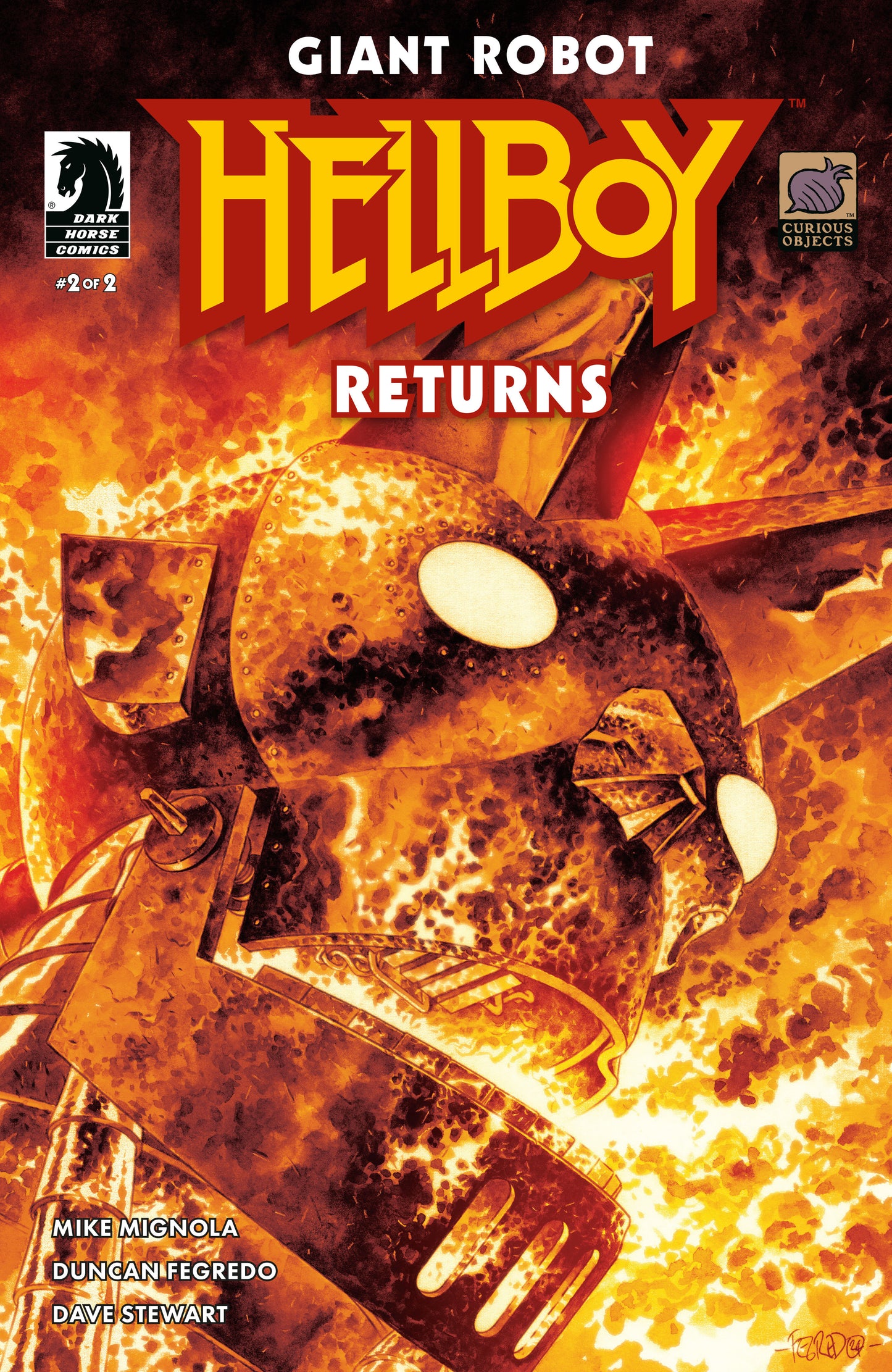 Giant Robot Hellboy Returns #2 (Cover A) (Duncan Fegredo) (NM)