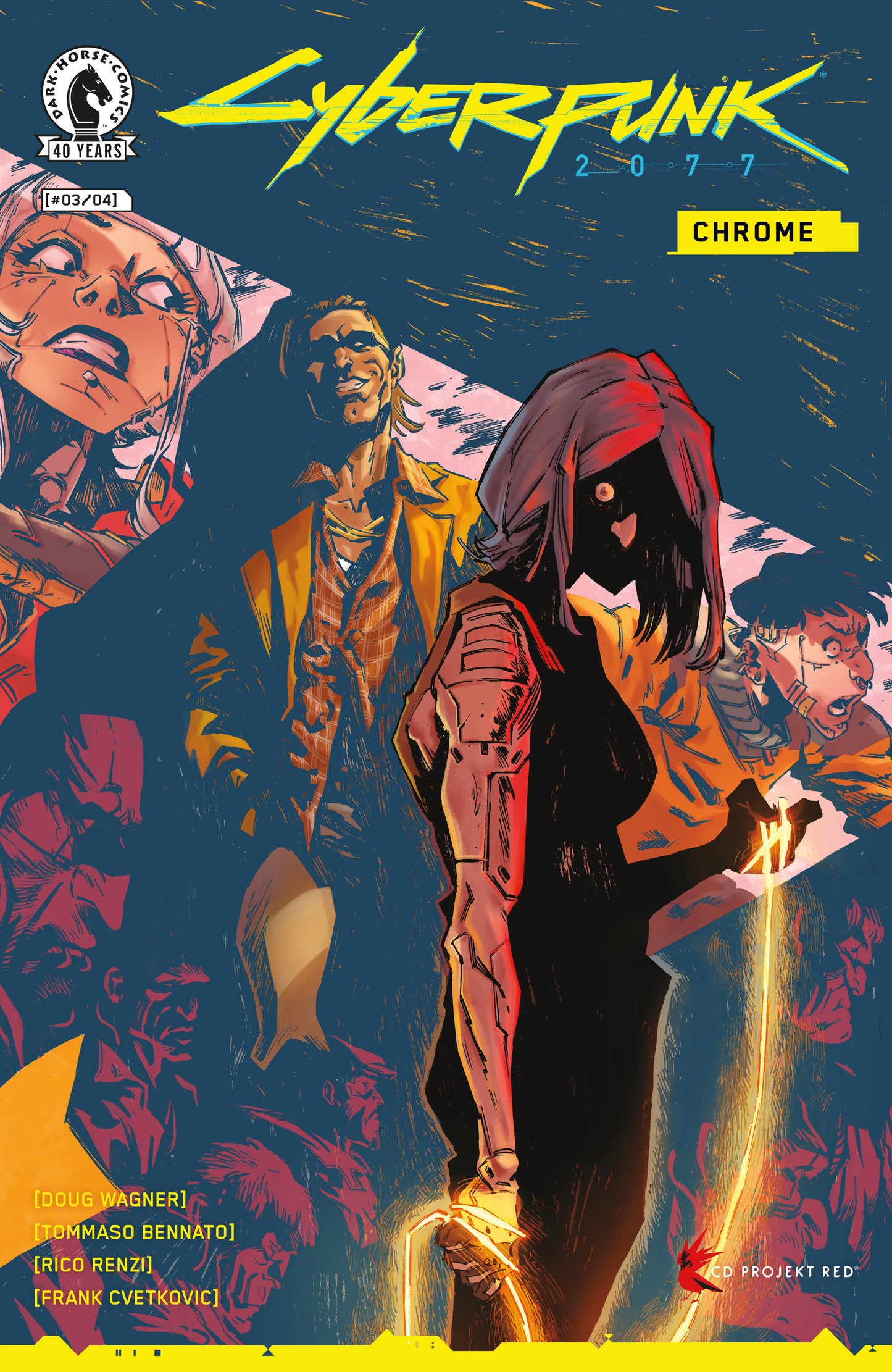 Cyberpunk 2077: Chrome #3 (Cover A) (Tommaso Bennato) (NM)