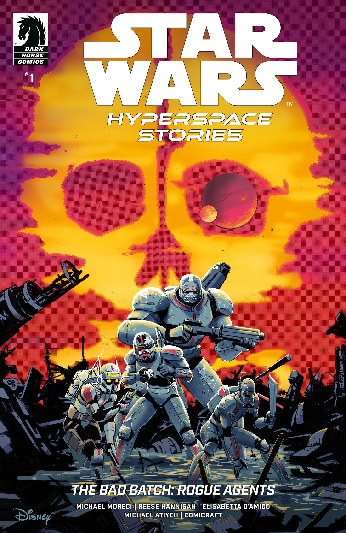 Star Wars: Hyperspace Stories: The Bad Batch Rogue Agents #1 (Variant Cover B) (Riley Rossmo) (NM)