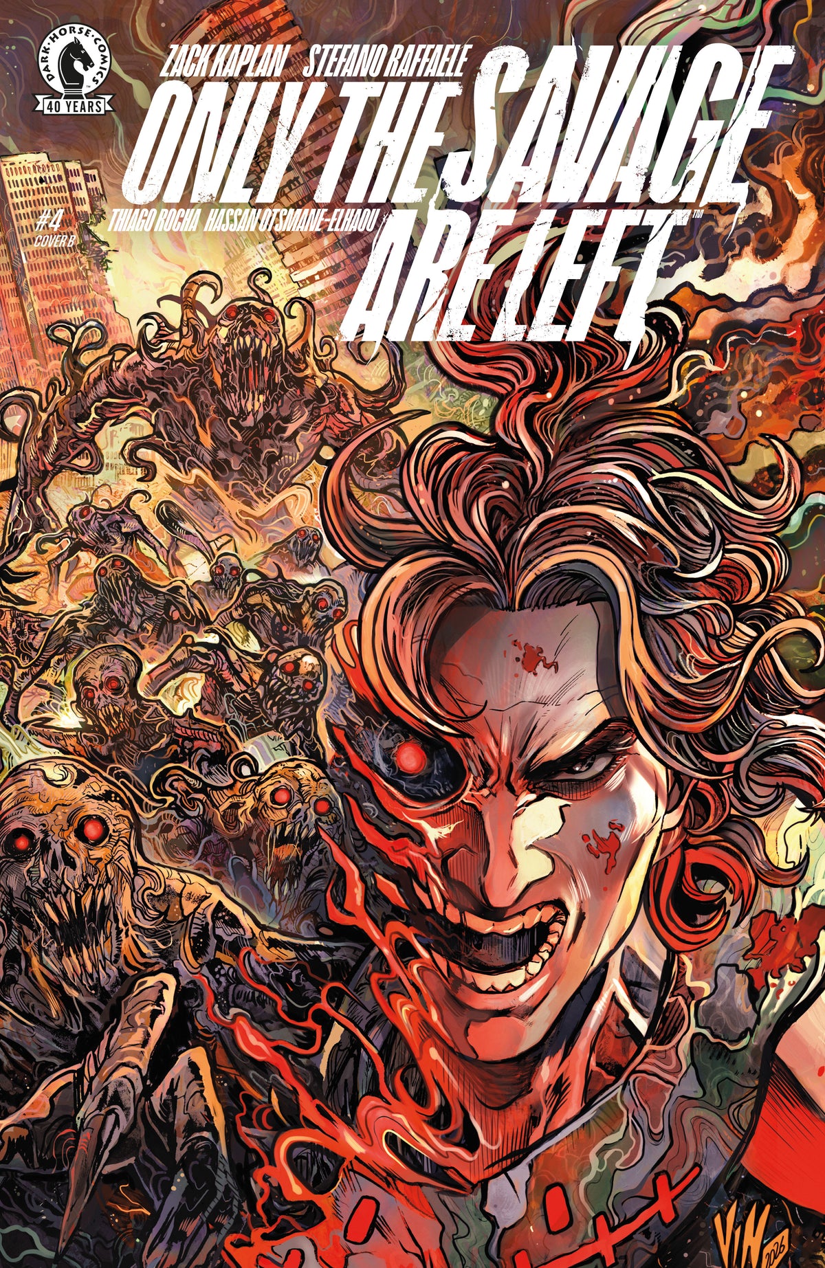 Only The Savage Are Left #4 (Cover B) (Vincenzo Riccardi) (NM)