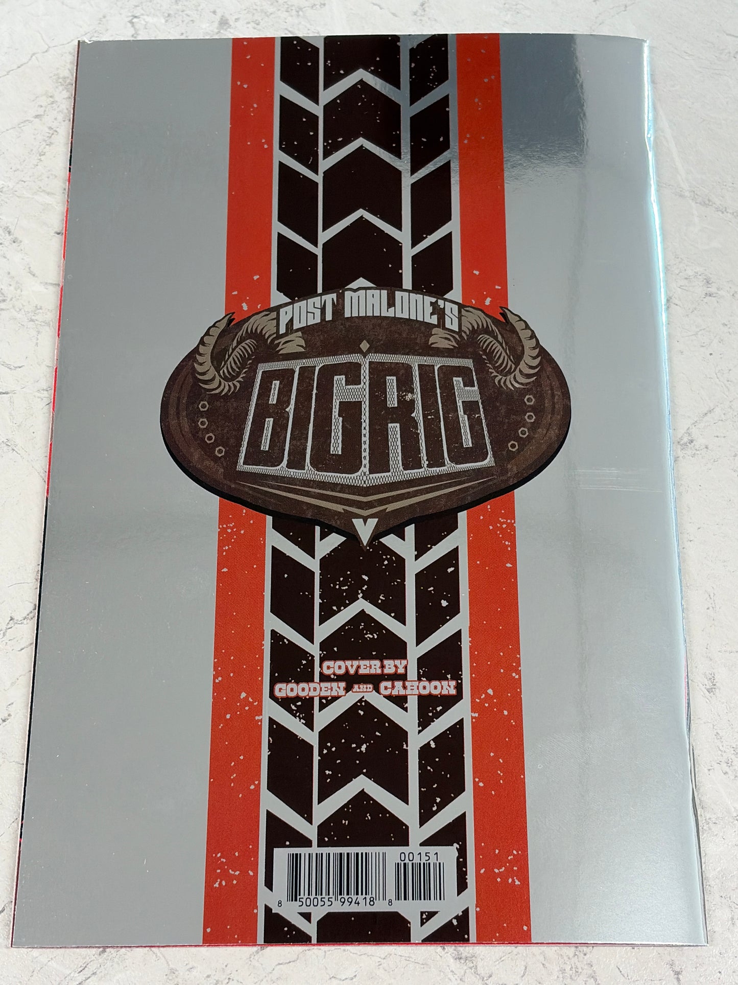 Post Malone's Big Rig #1 2nd Print Adam Cahoon Foil Variant (NM)