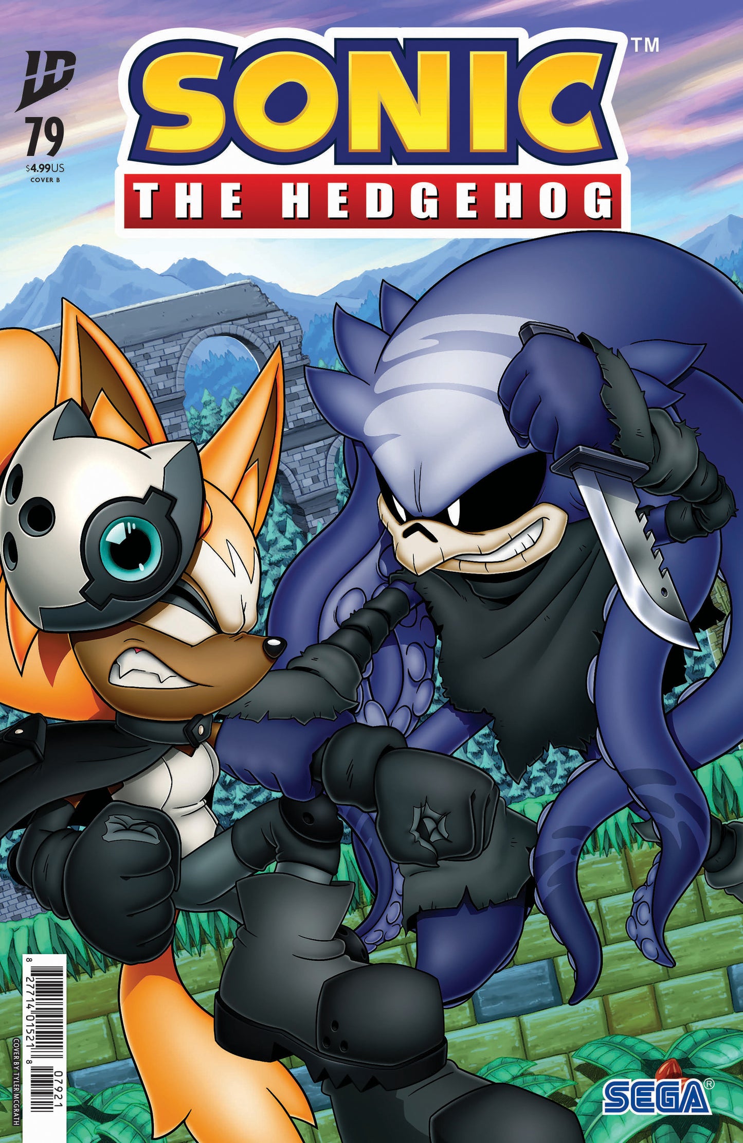 Sonic The Hedgehog #79 Variant B (Mcgrath) (NM)