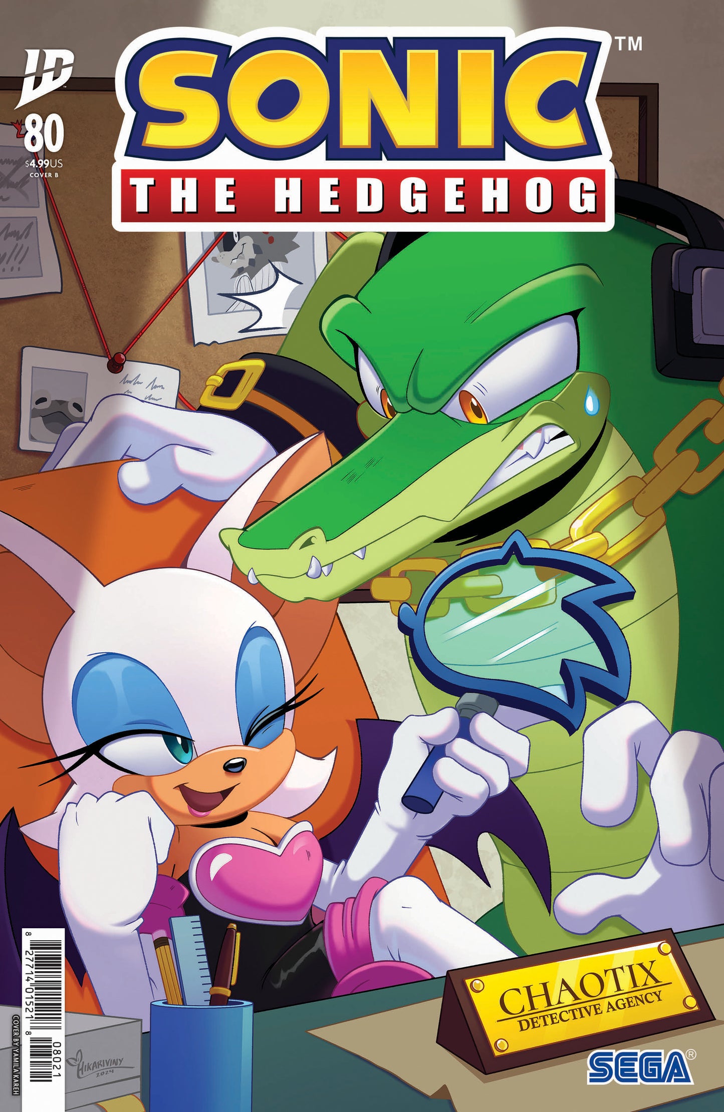 Sonic The Hedgehog #80 Variant B (Kareh) (NM)