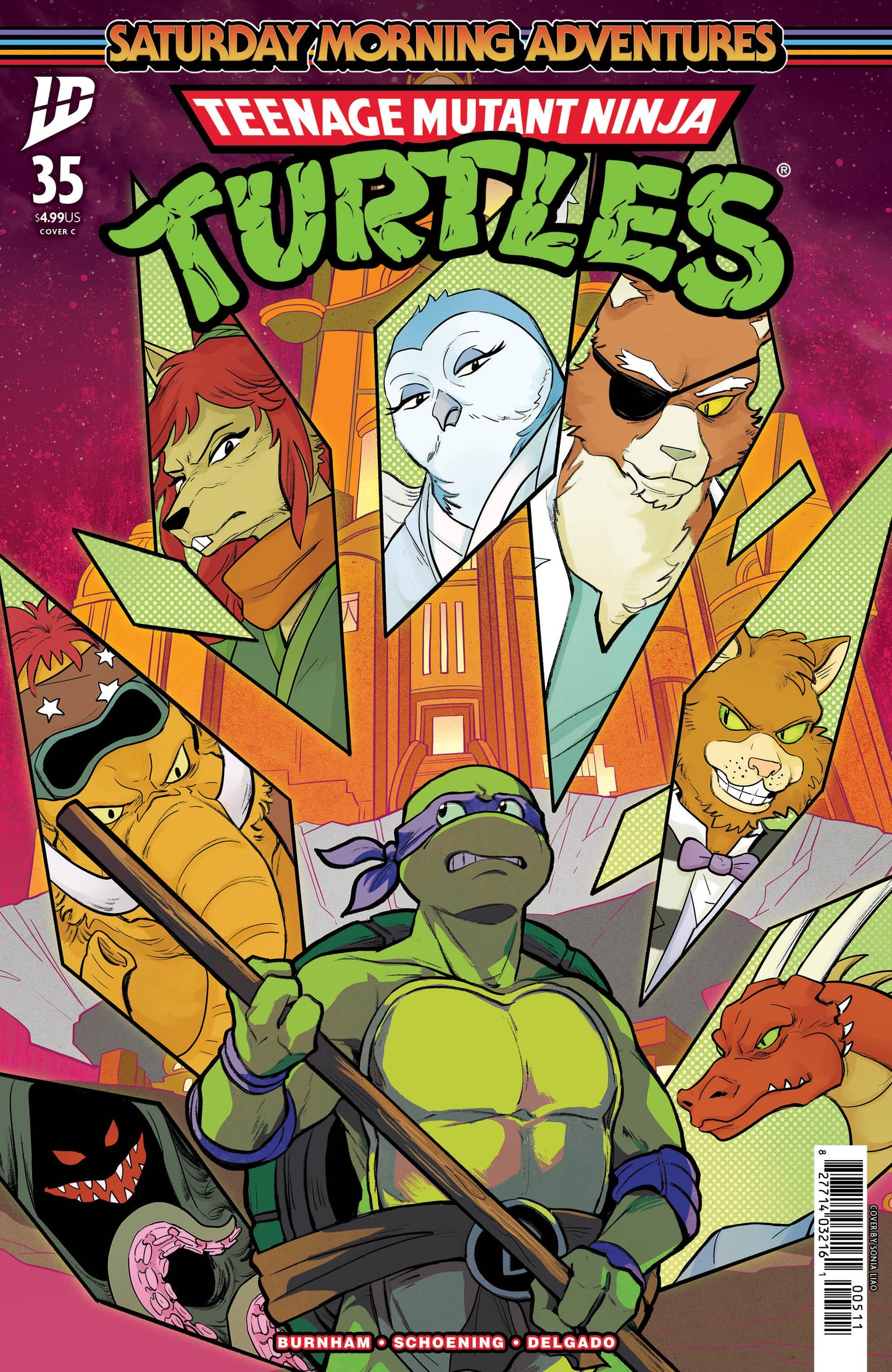 Teenage Mutant Ninja Turtles: Saturday Morning Adventures #35 Variant C (Liao) (NM)