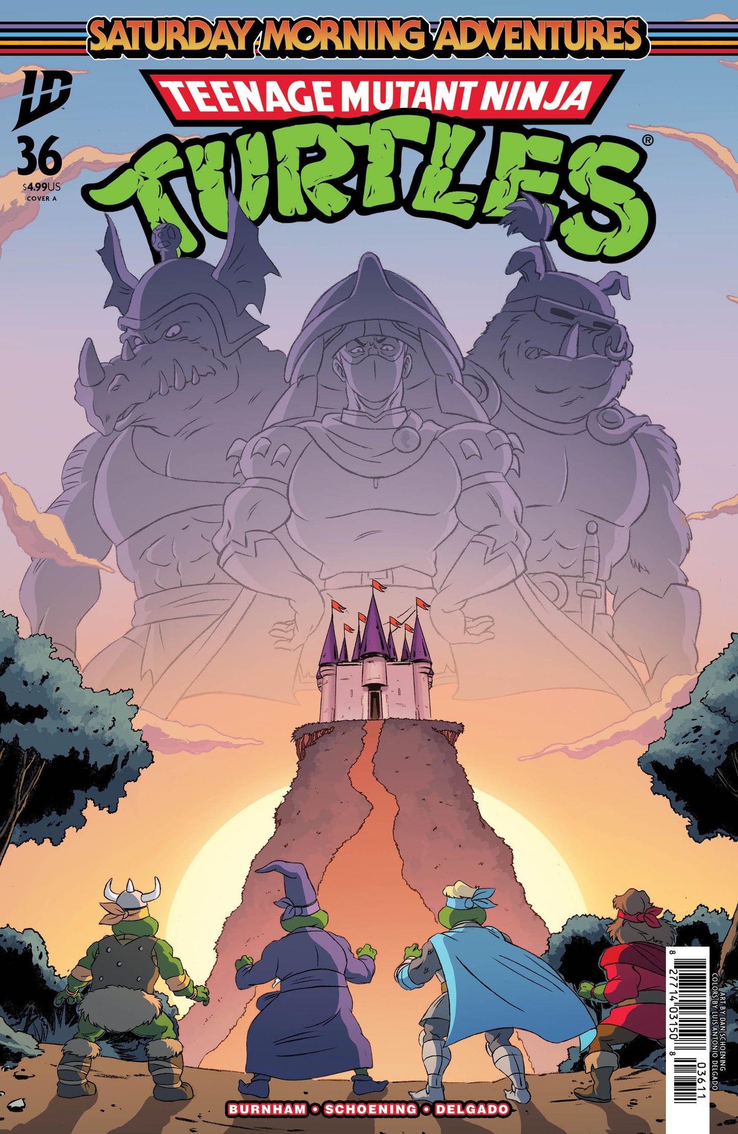 Teenage Mutant Ninja Turtles: Saturday Morning Adventures #36 Cover A (Schoening) (NM)
