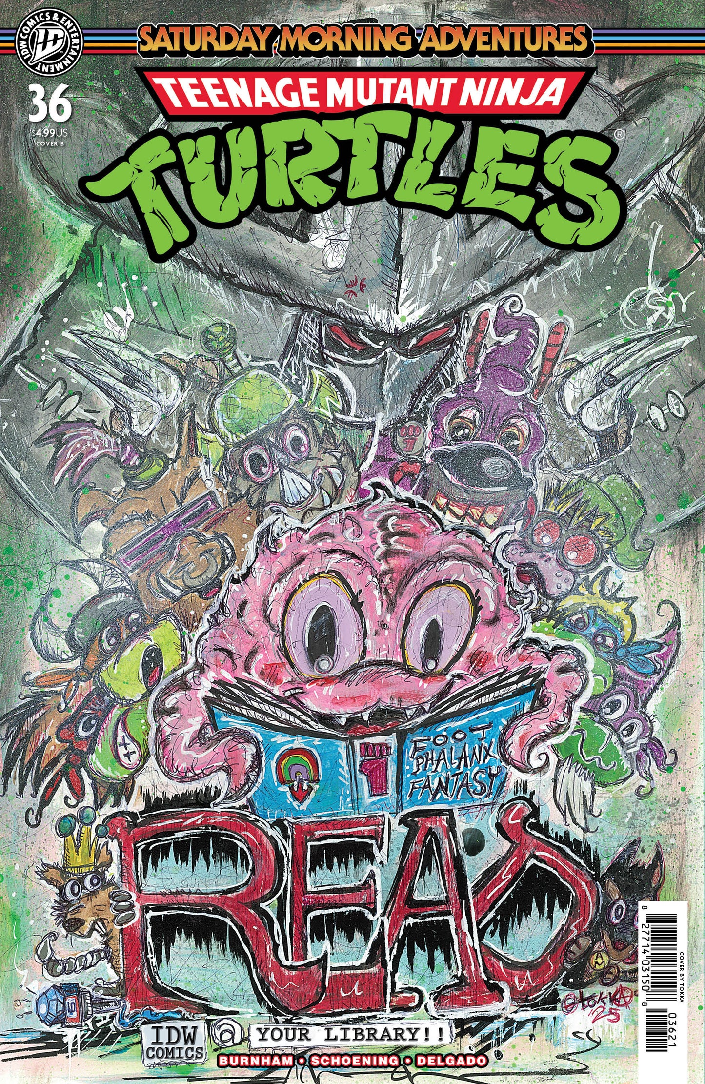 Teenage Mutant Ninja Turtles: Saturday Morning Adventures #36 Variant B (T Ok Ka) (NM)