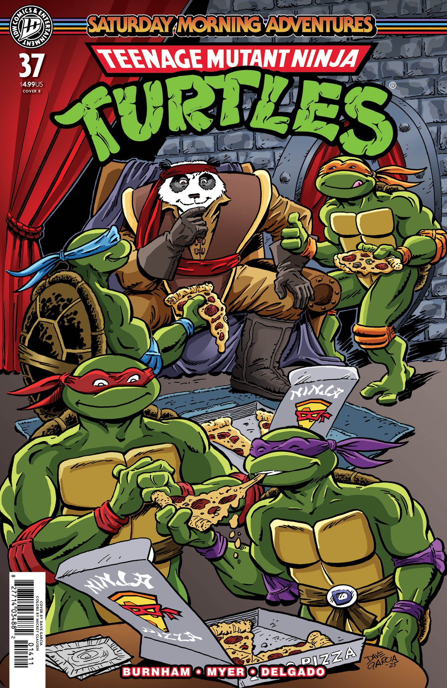 Teenage Mutant Ninja Turtles: Saturday Morning Adventures #37 Variant B (Dave Garcia) (NM)