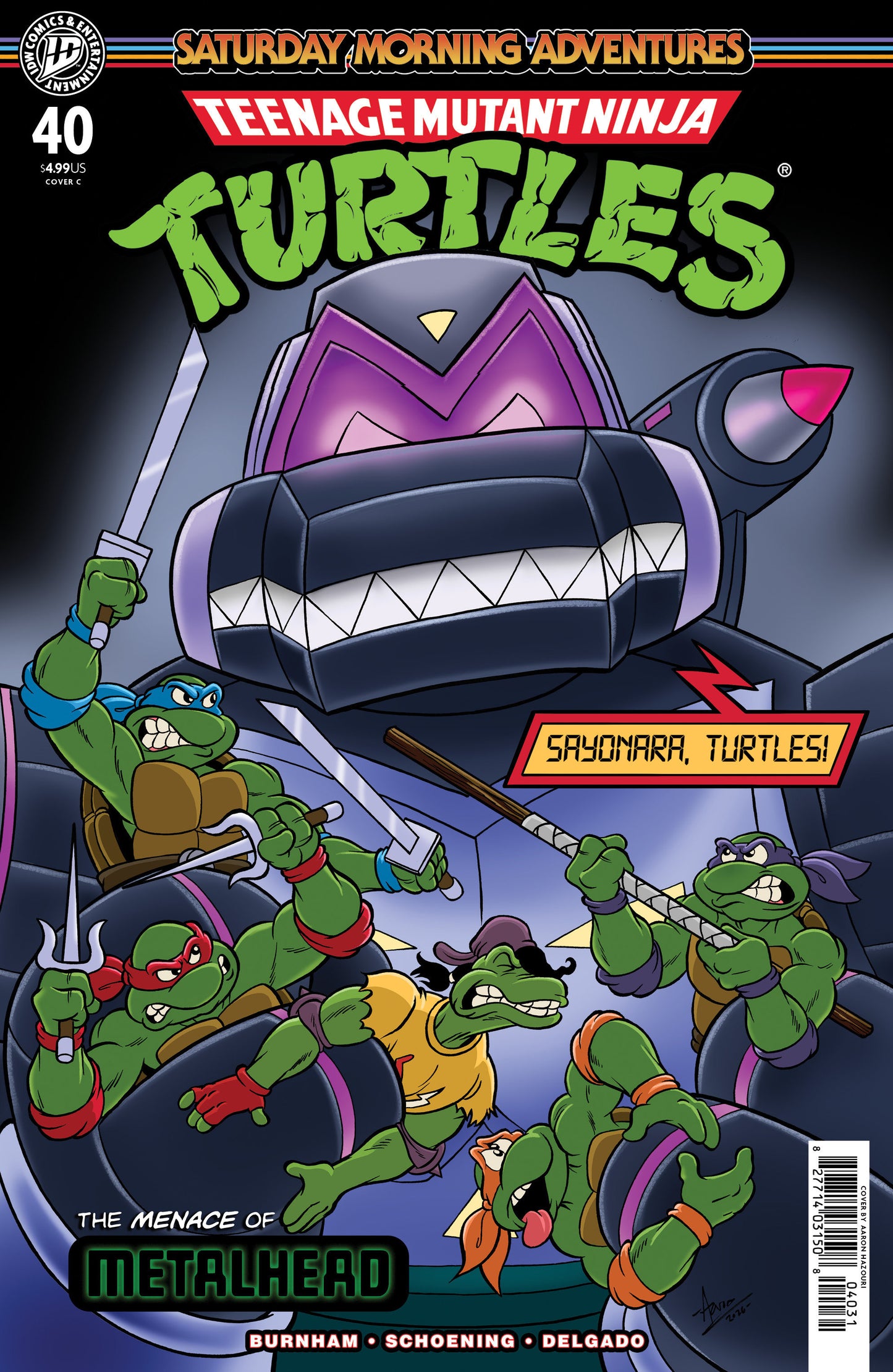 Teenage Mutant Ninja Turtles: Saturday Morning Adventures #40 Variant C (Hazouri) (NM)