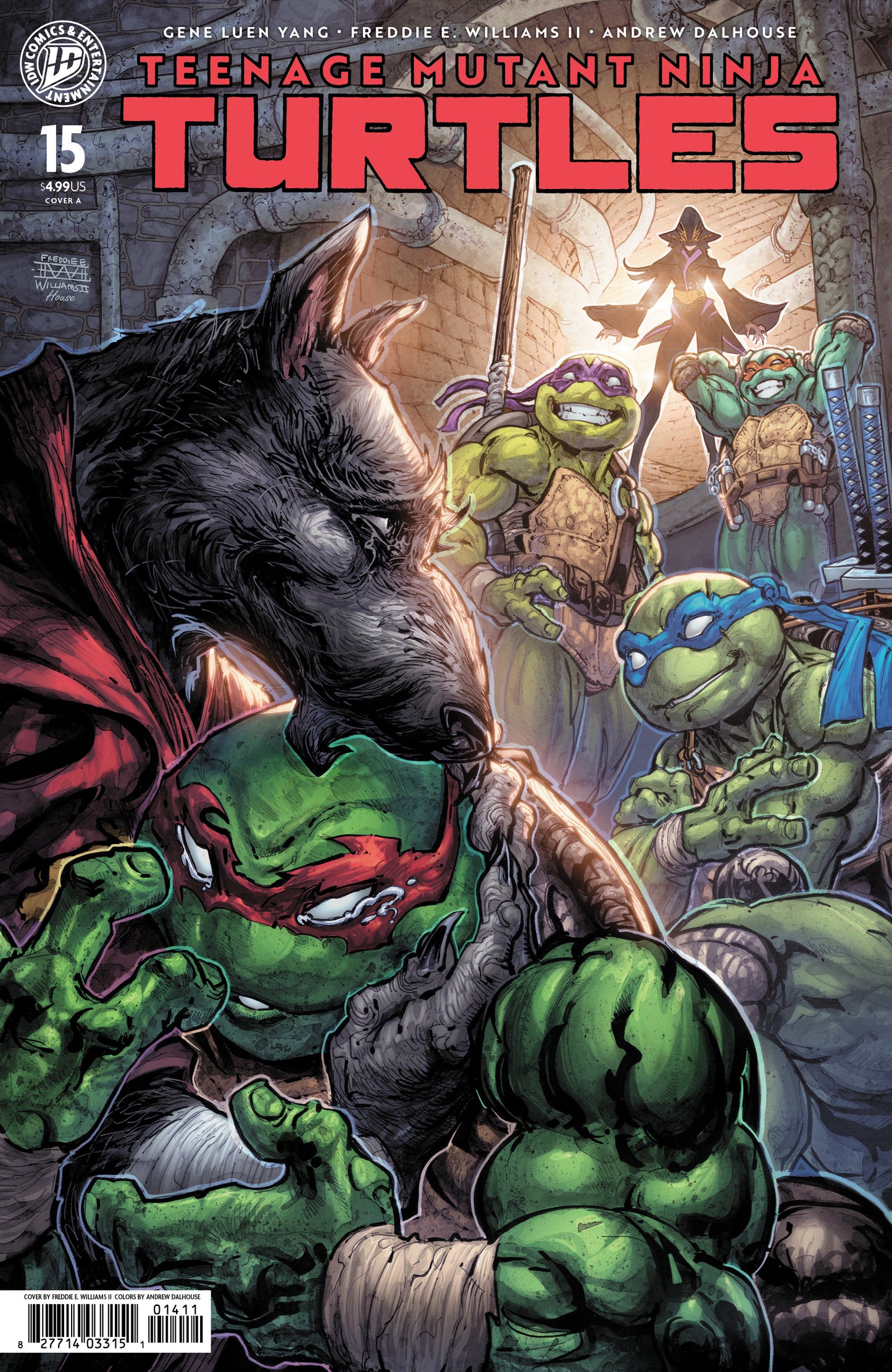 Teenage Mutant Ninja Turtles #15 Cover A (Williams II) (NM)