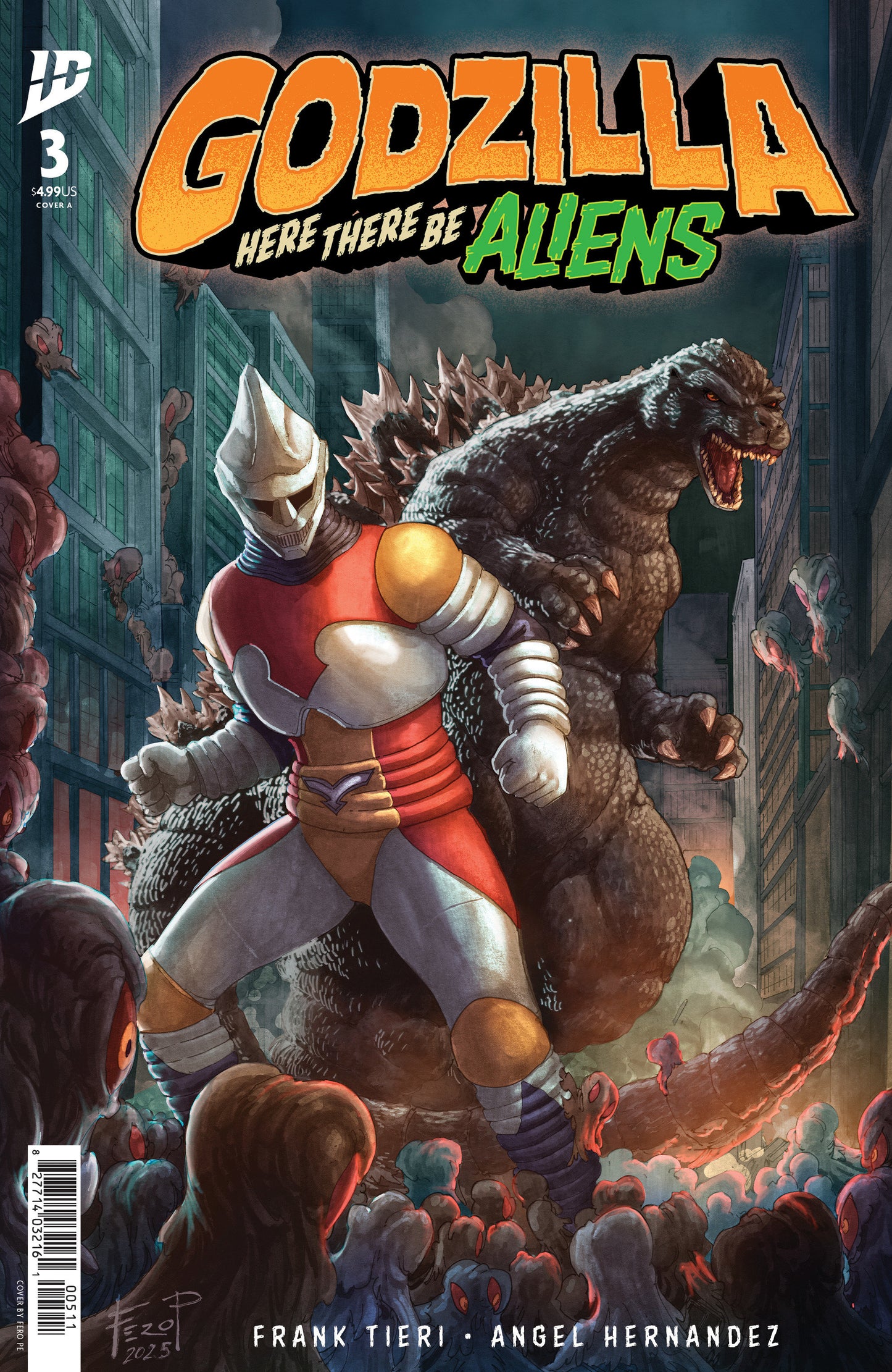 Godzilla: Here There Be Aliens #3 Cover A (Pe) (NM)