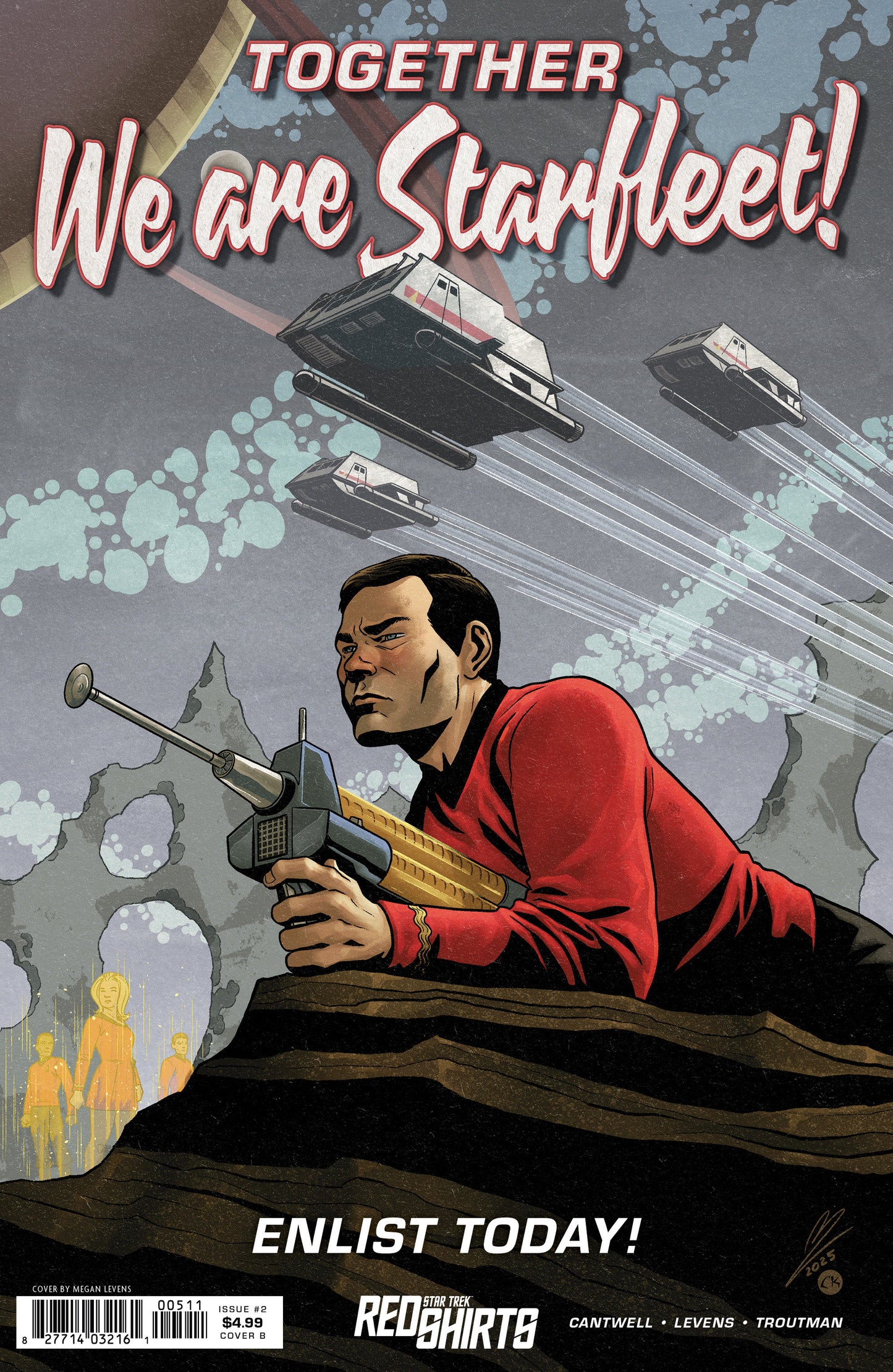 Star Trek: Red Shirts #2 Variant B (Levens Federation Recruitment) (NM)