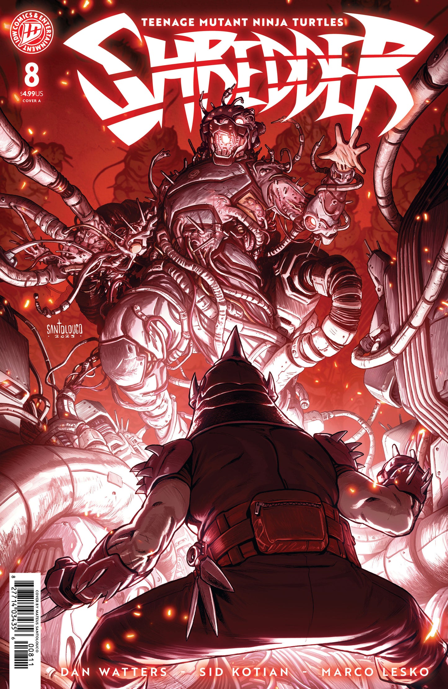 Teenage Mutant Ninja Turtles: Shredder #8 Cover A (Santolouco) (NM)
