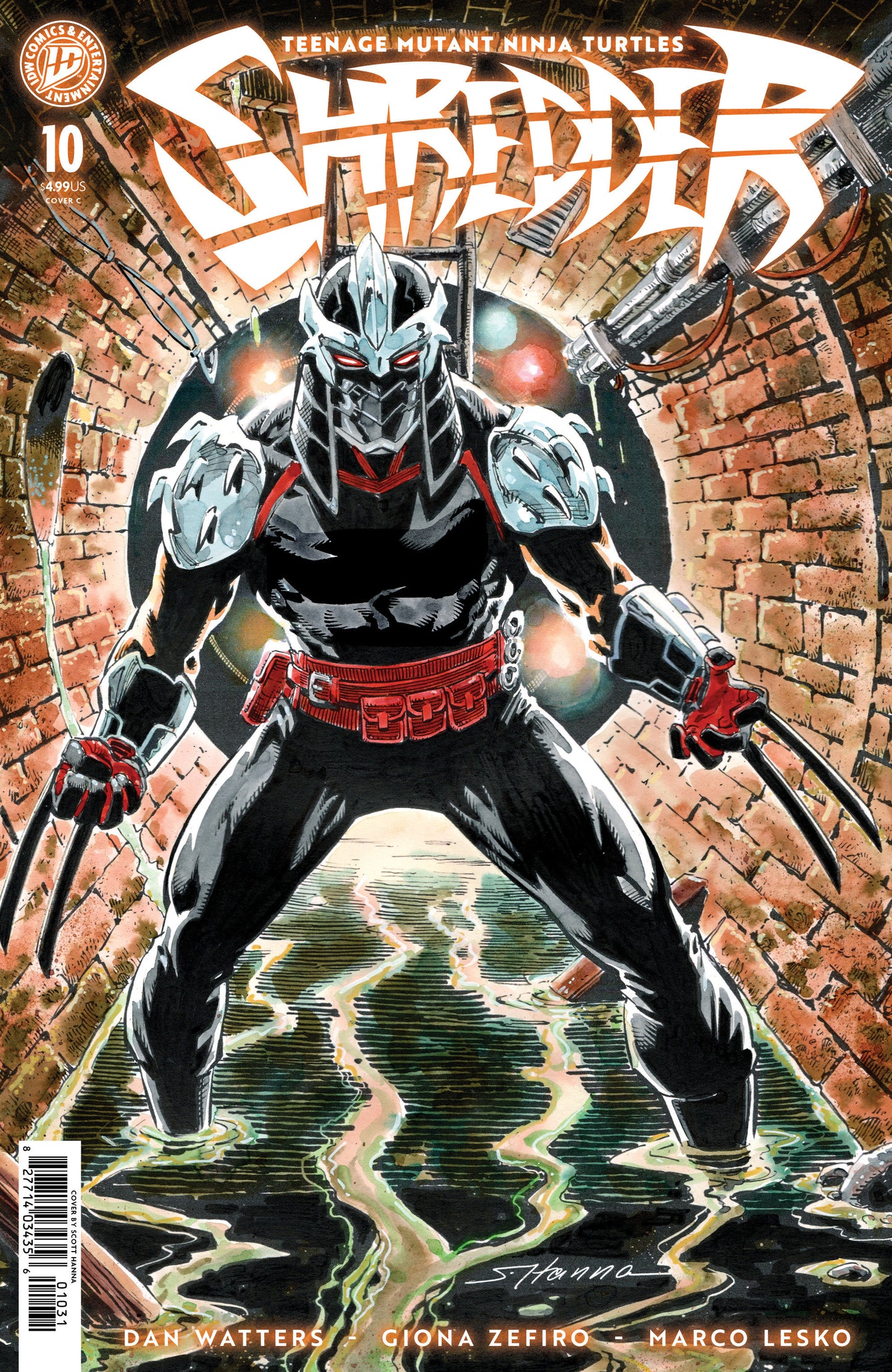 Teenage Mutant Ninja Turtles: Shredder #10 Variant C (Hanna) (NM)