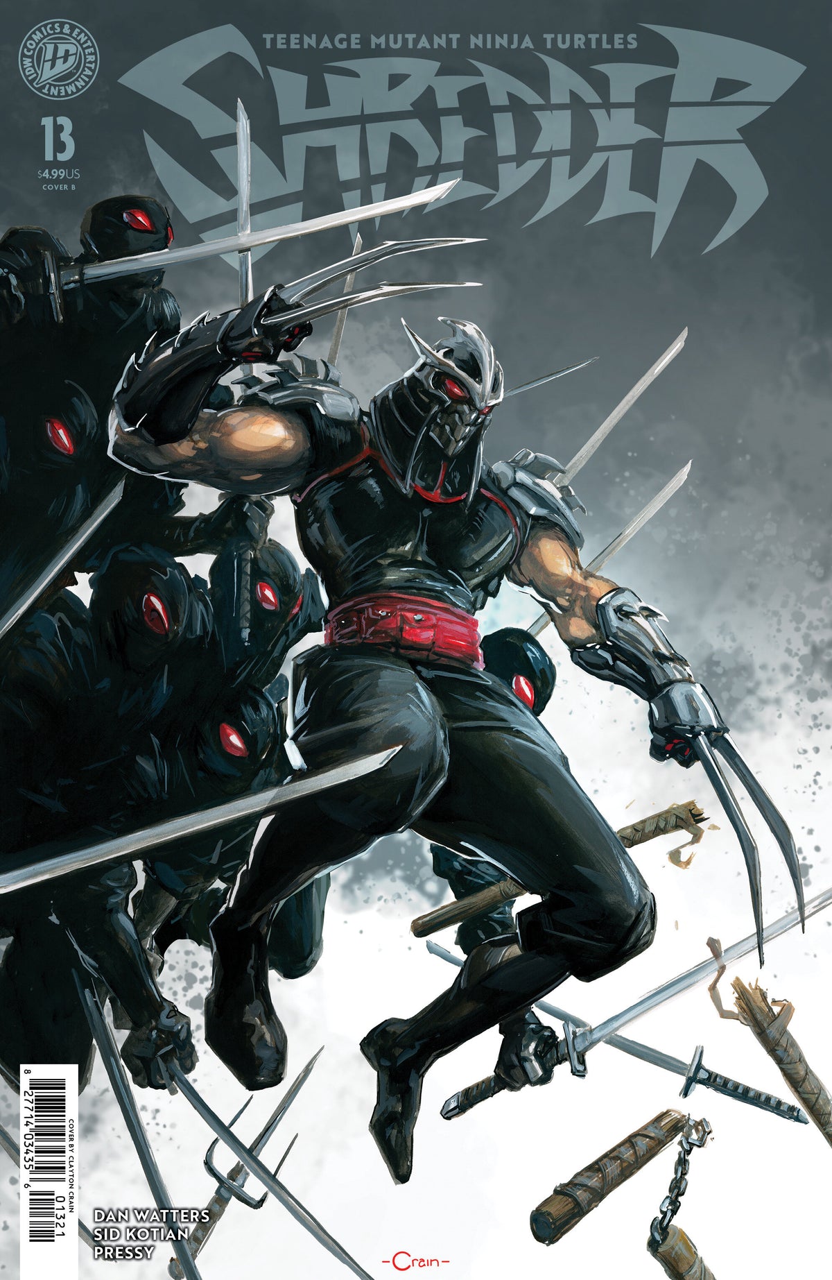 Teenage Mutant Ninja Turtles: Shredder #13 Variant B (Crain) (NM)