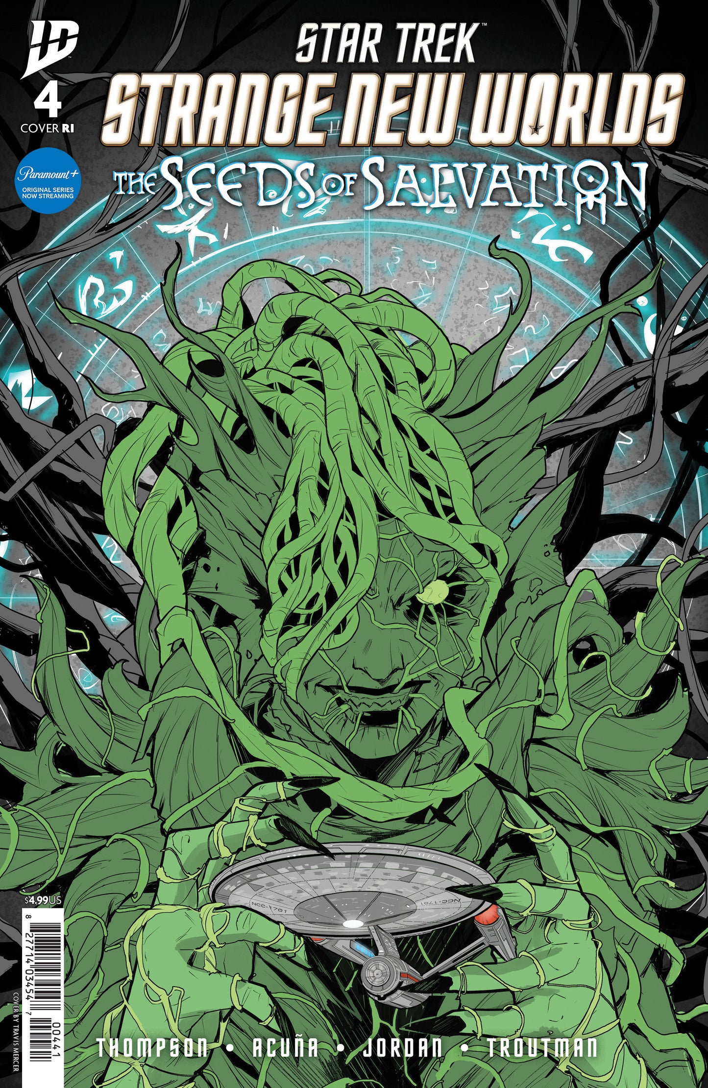 Star Trek: Strange New Worlds The Seeds Of Salvation #4 1:10 Variant (Mercer Black & White) (NM)