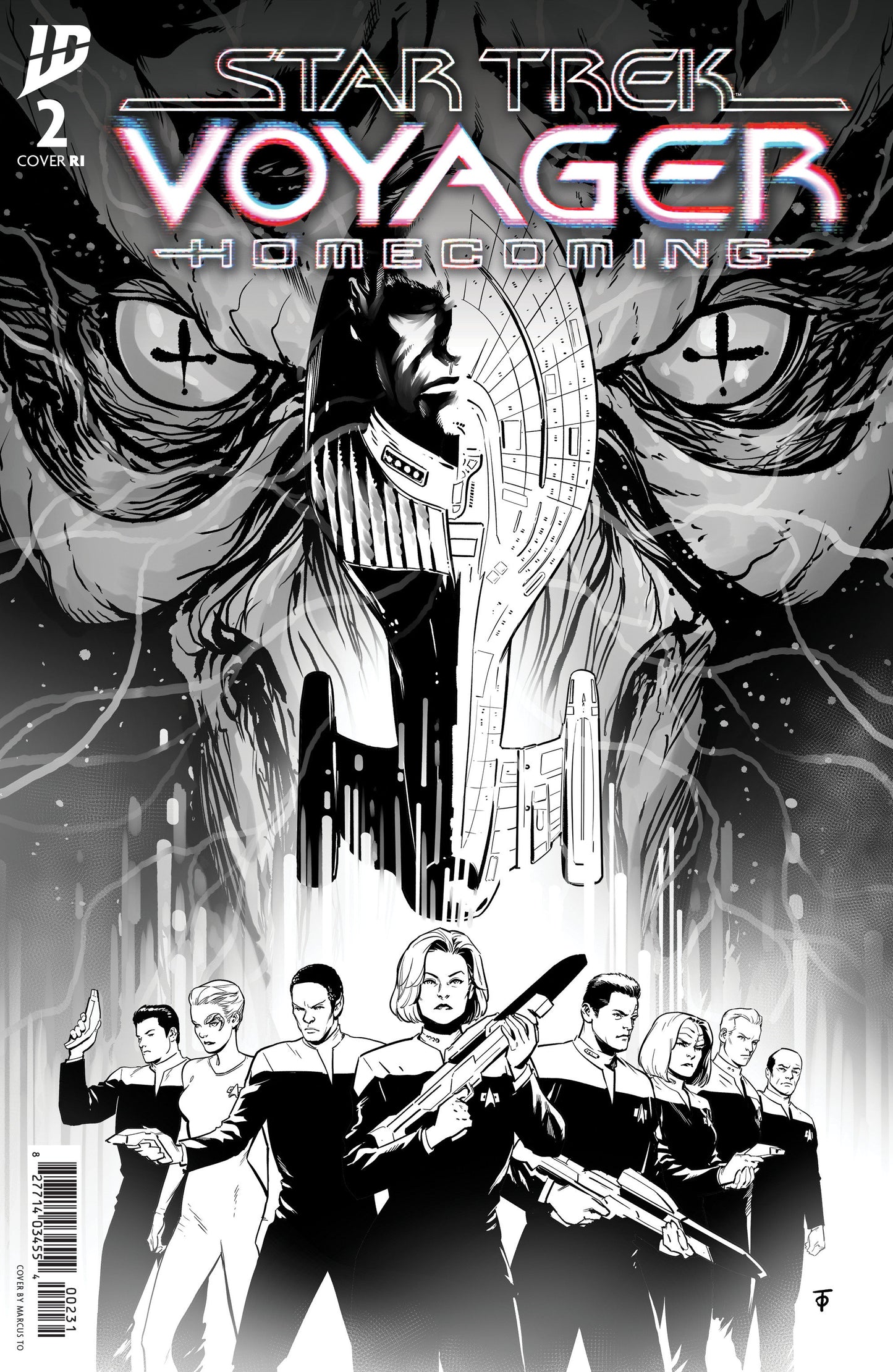 Star Trek: Voyager Homecoming #2 1:10 Variant (To Black & White) (NM)