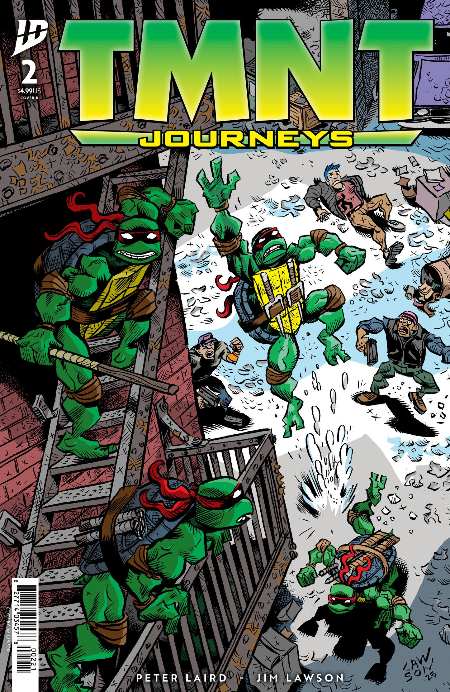 Teenage Mutant Ninja Turtles: Journeys #2 Variant B (Lawson) (NM)