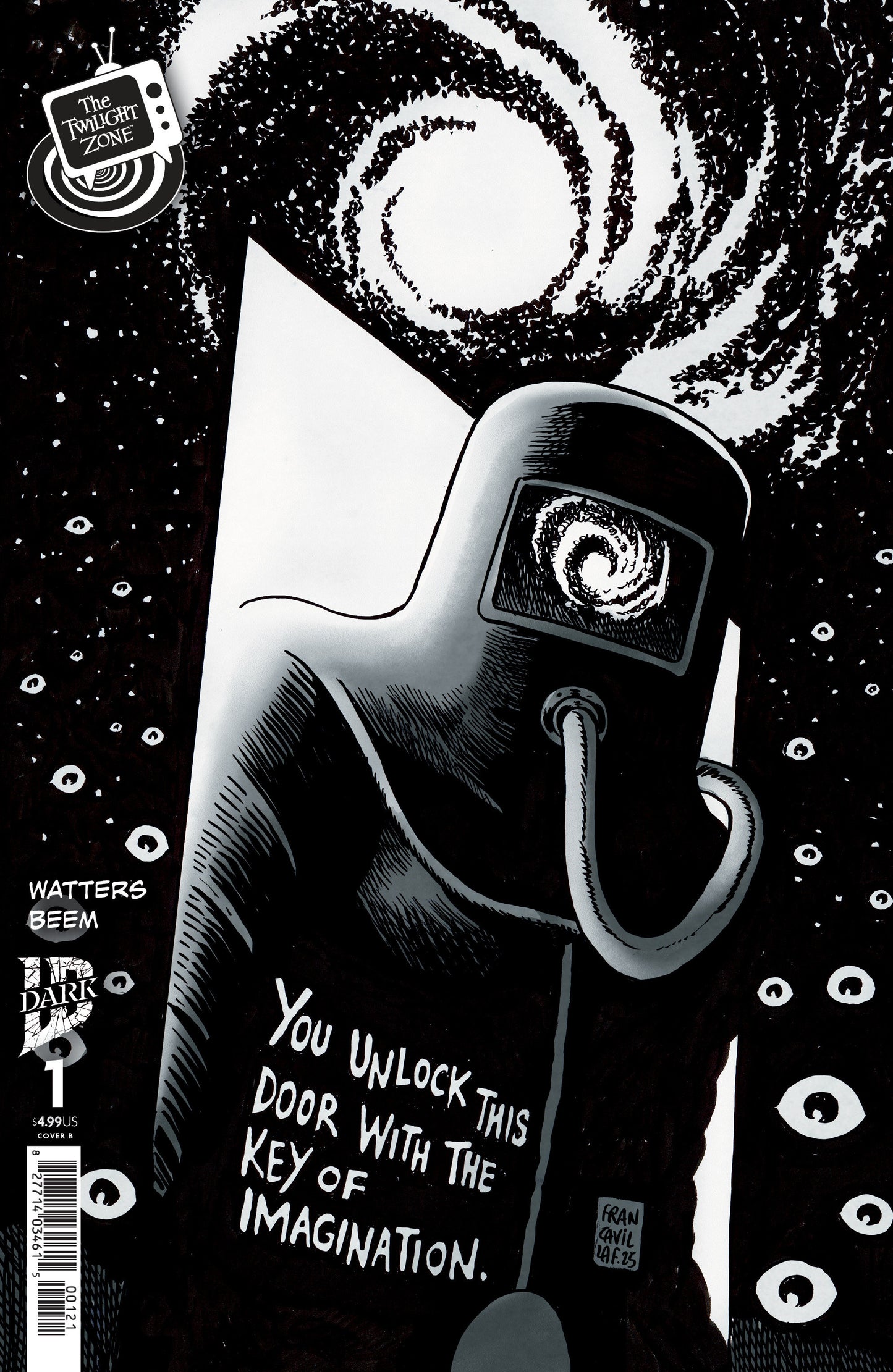 The Twilight Zone #1 Variant B (Francavilla Connecting Cover) (NM)