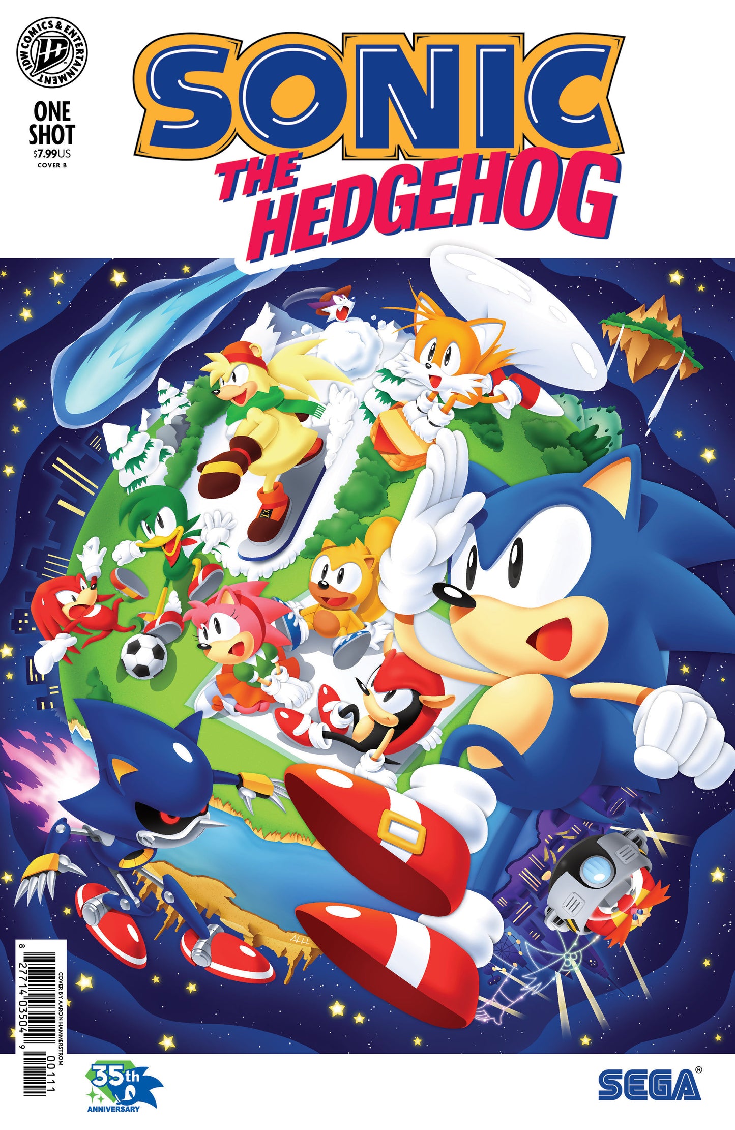Sonic The Hedgehog: 35th Anniversary Special Variant B (Hammerstrom) (NM)