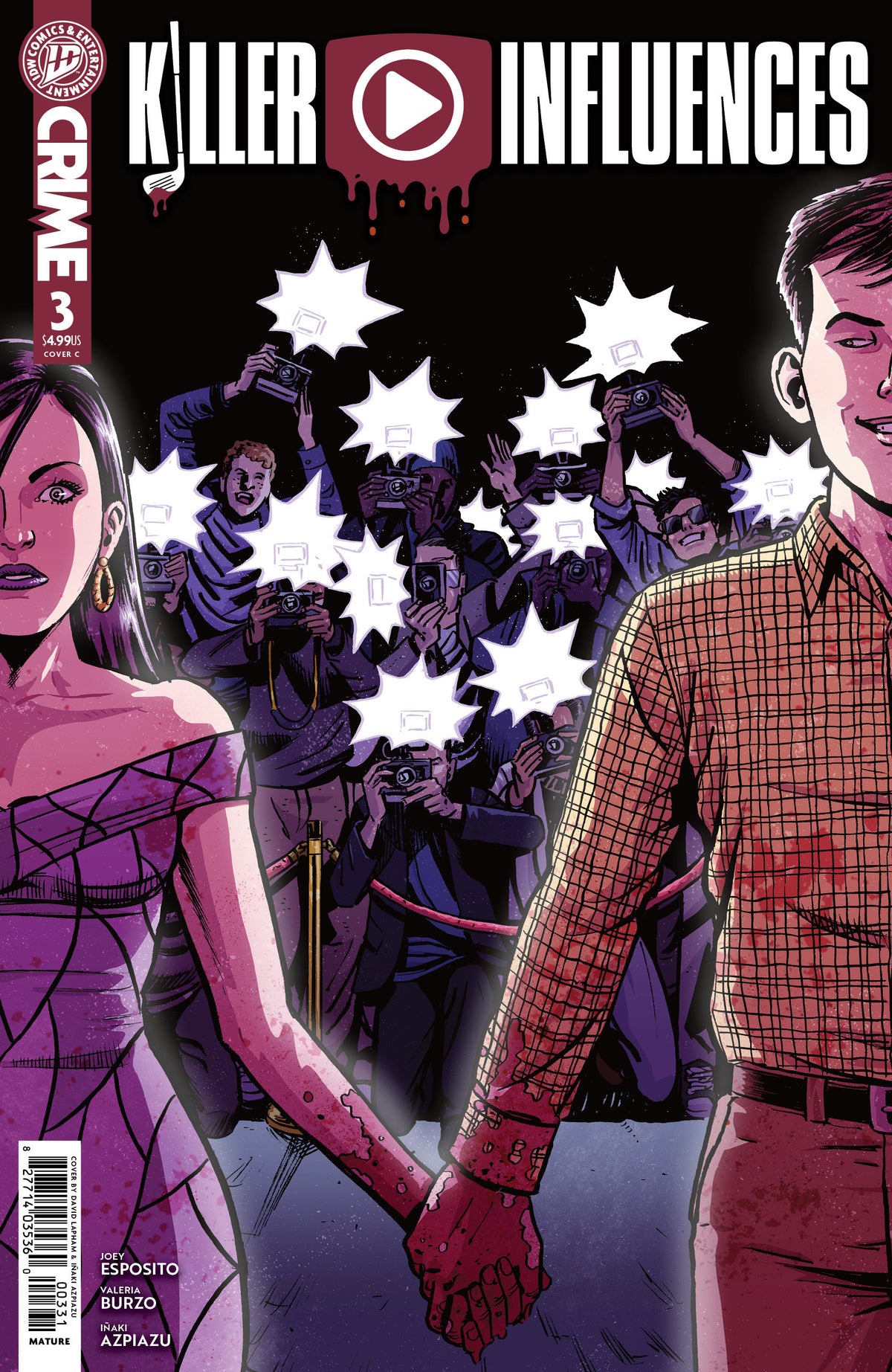 Killer Influences #3 Variant C (Lapham) (NM)
