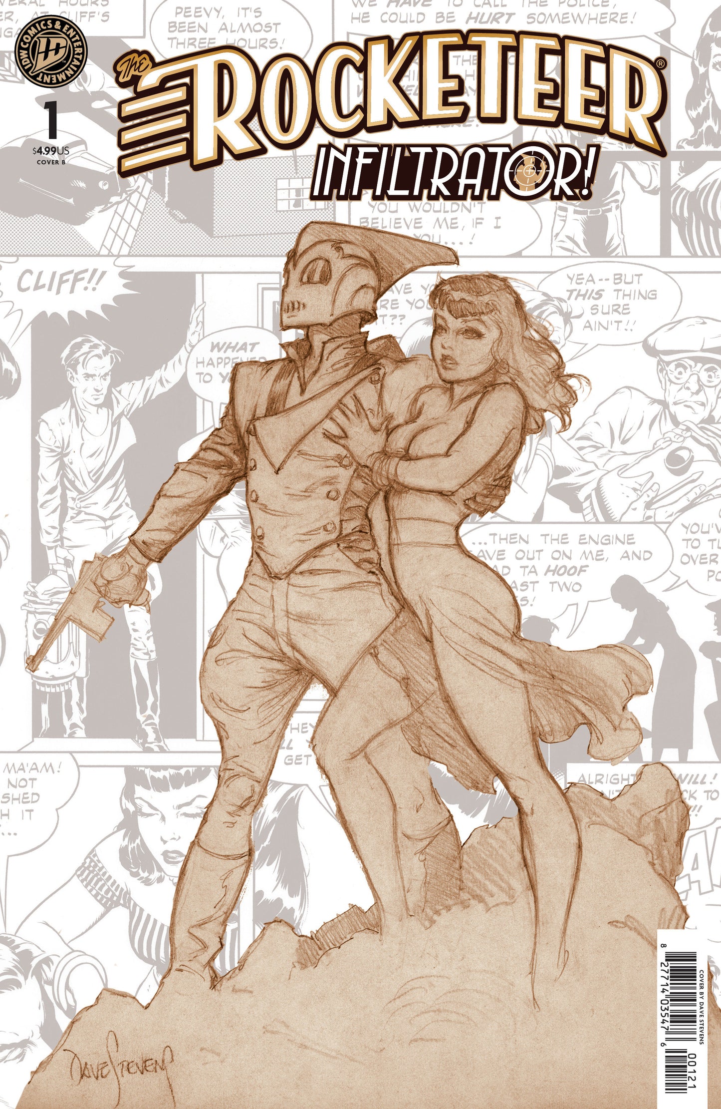 The Rocketeer: Infiltrator! #1 Variant B (Stevens) (NM)
