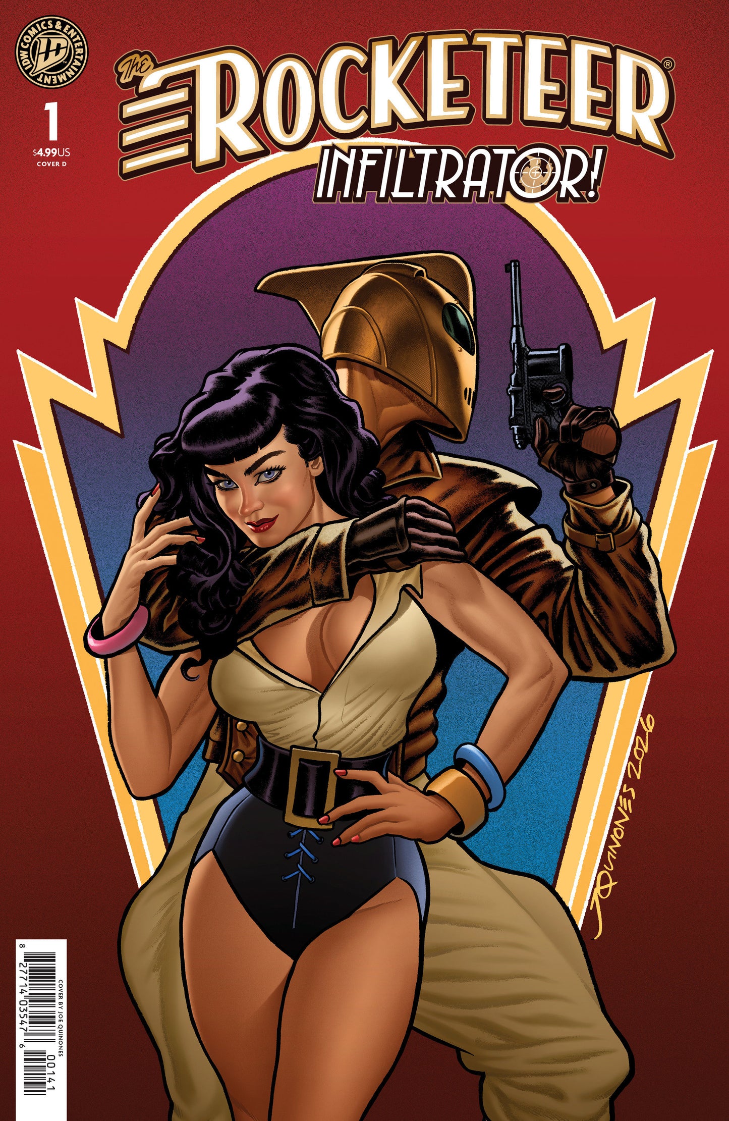 The Rocketeer: Infiltrator! #1 Variant D (Quinones) (NM)