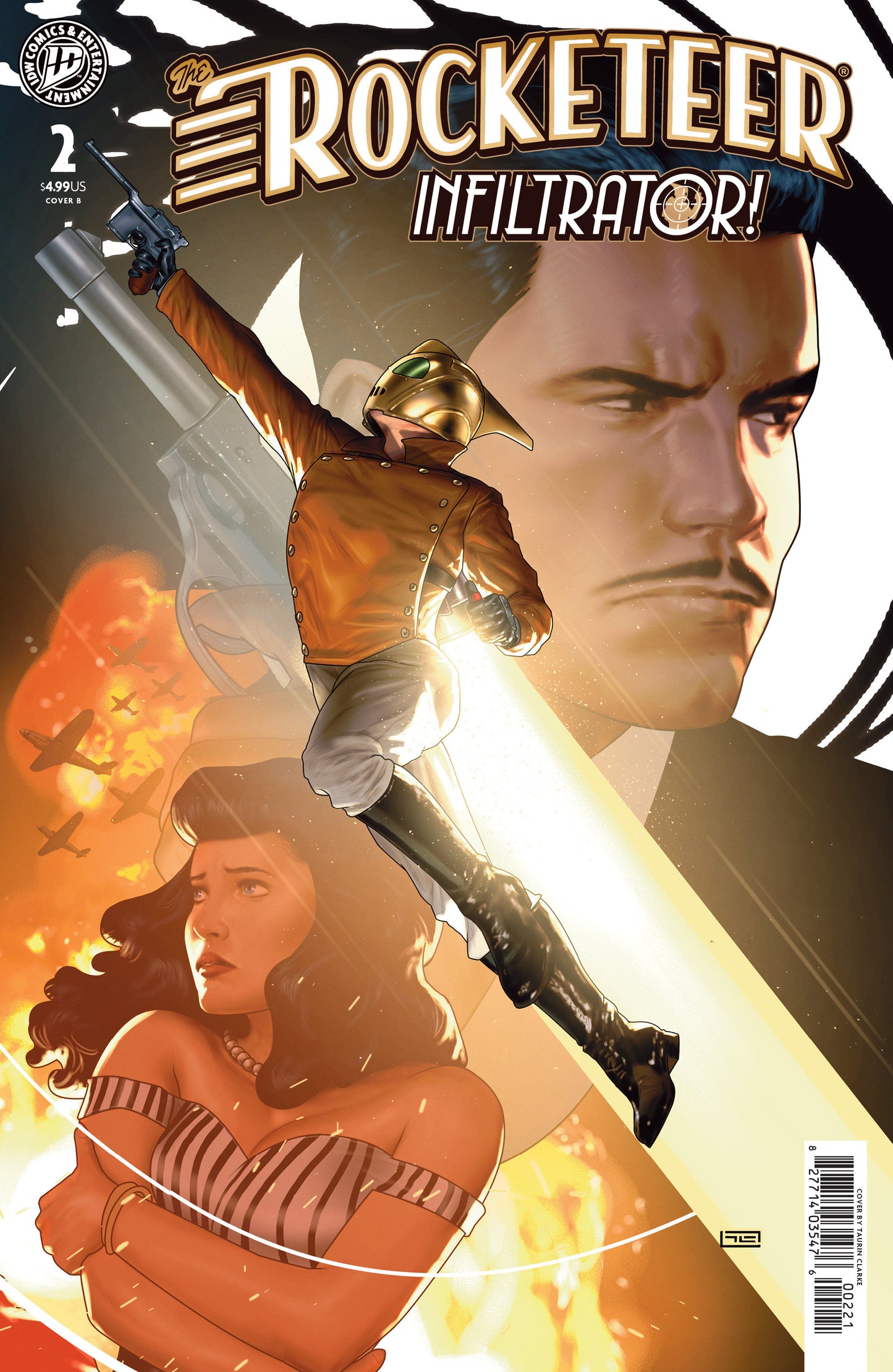 The Rocketeer: Infiltrator! #2 Variant B (Clarke) (NM)