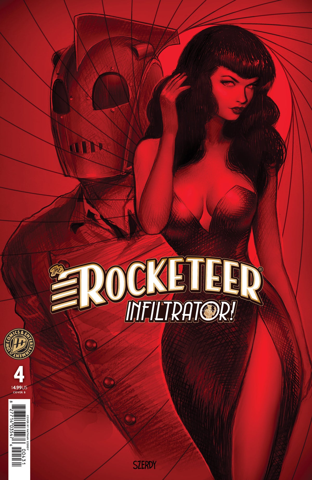 The Rocketeer: Infiltrator! #4 Variant B (Szerdy) (NM)