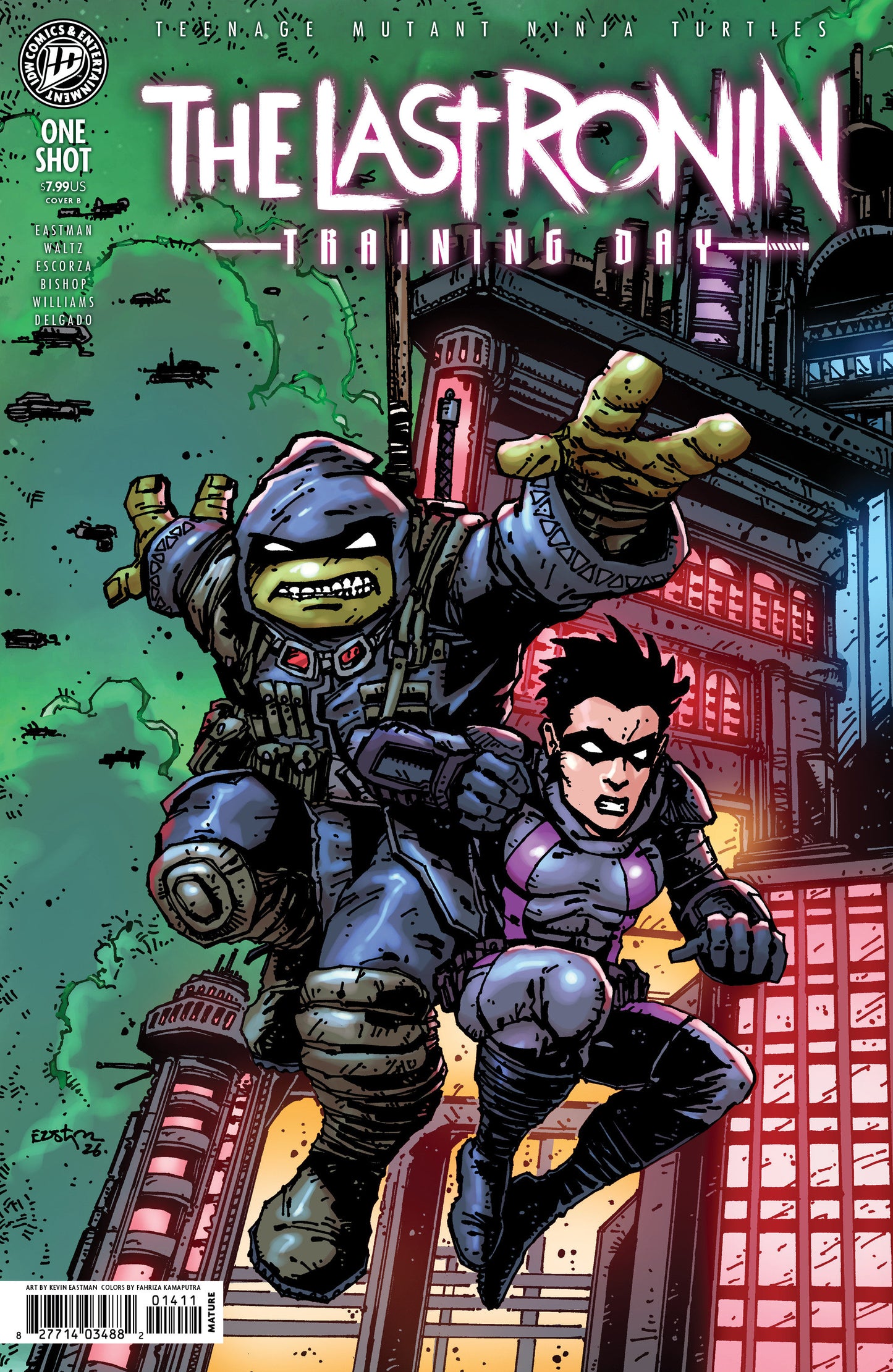 Teenage Mutant Ninja Turtles: The Last Ronin Training Day Variant B (Eastman) (NM)
