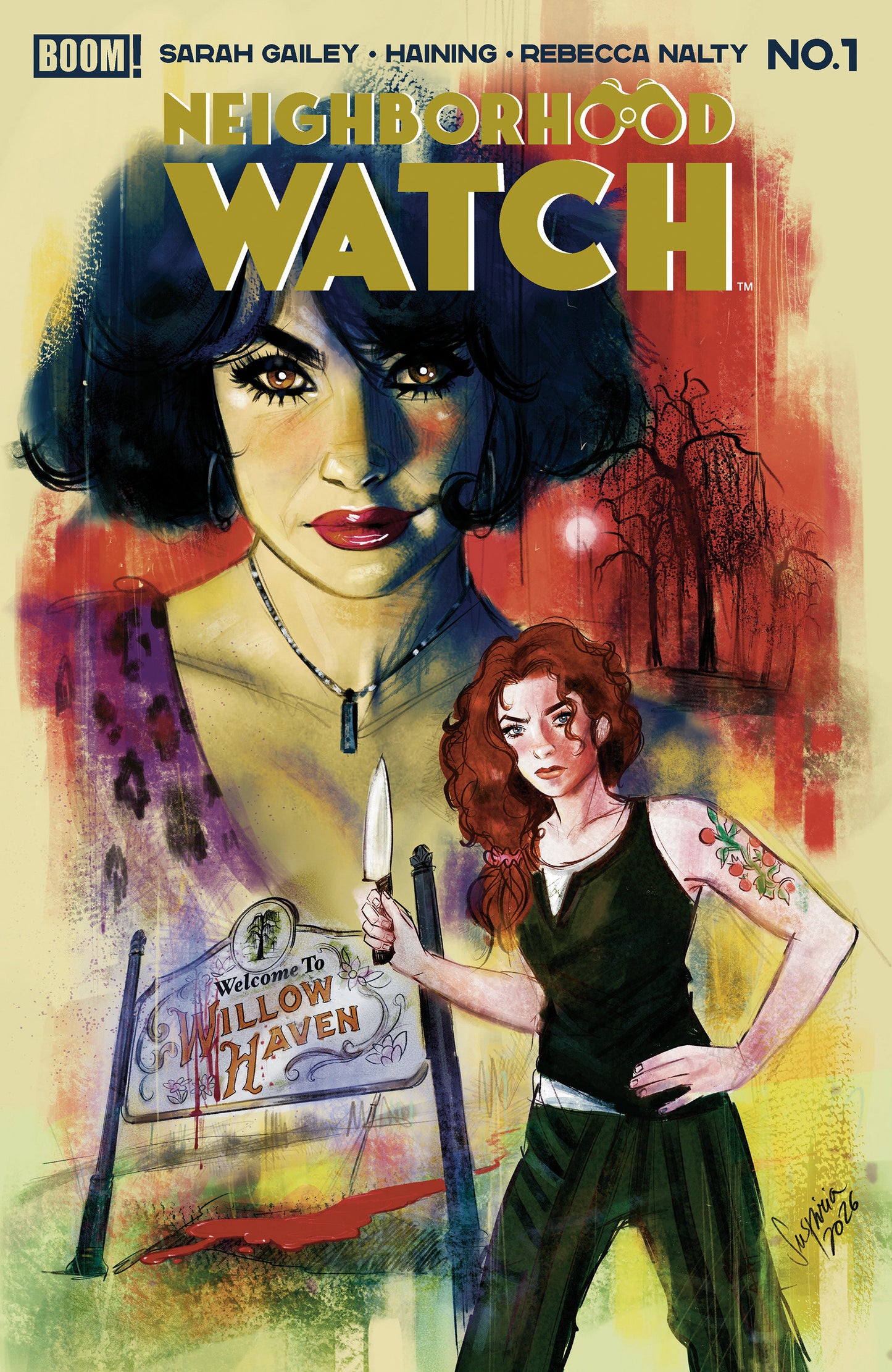 Neighborhood Watch #1 B Variant (Dressed, Vilchez) (NM)