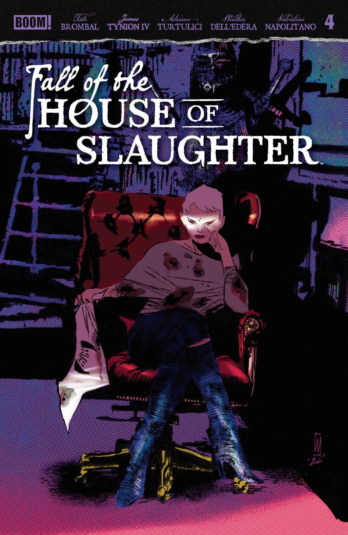 Fall Of The House Of Slaughter #4 B Main (Dresesd, Dell'edera) (NM)