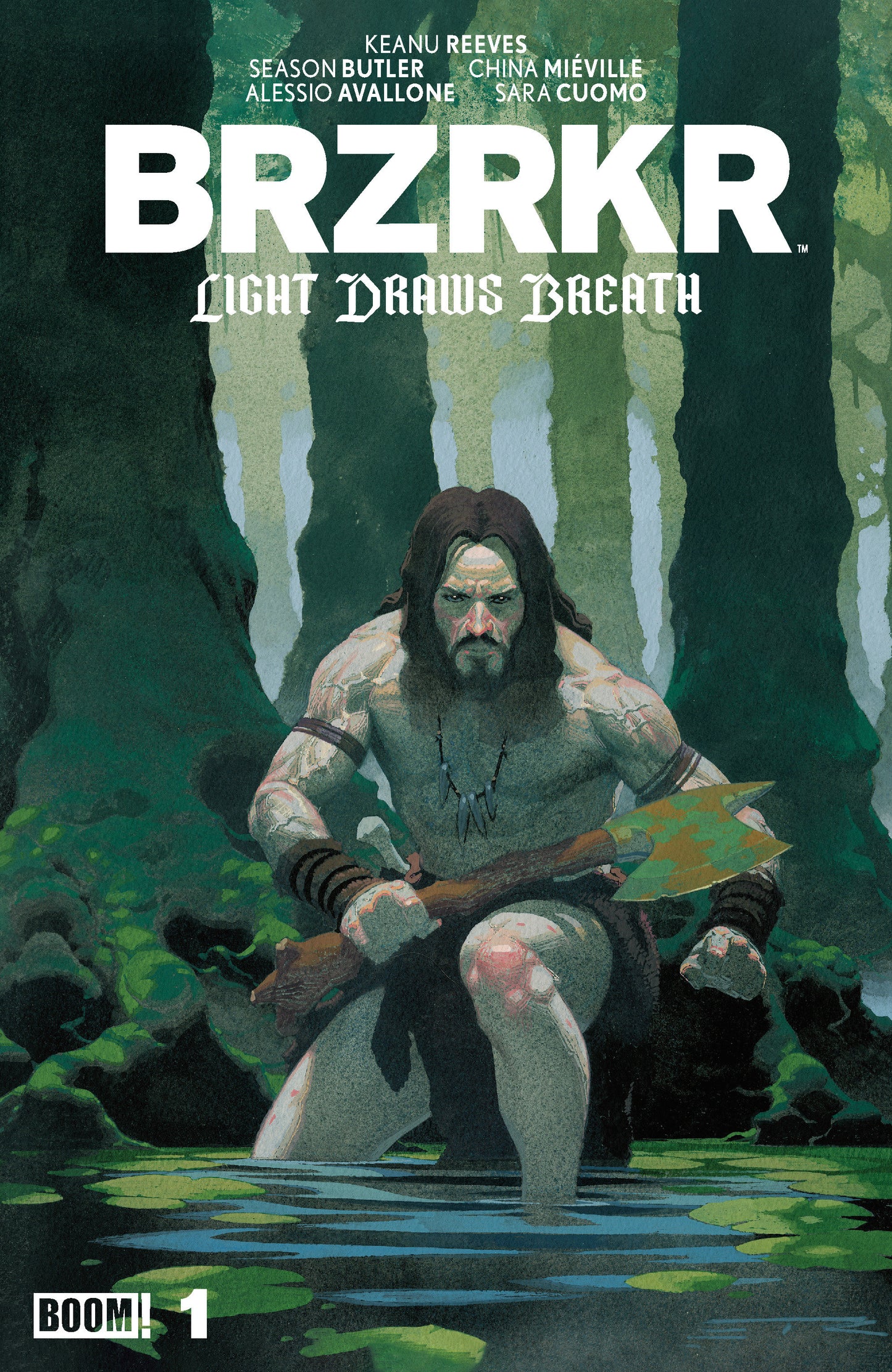 BRZRKR: Light Draws Breath #1 C Variant (Dressed, Foil, Ribic) (NM)