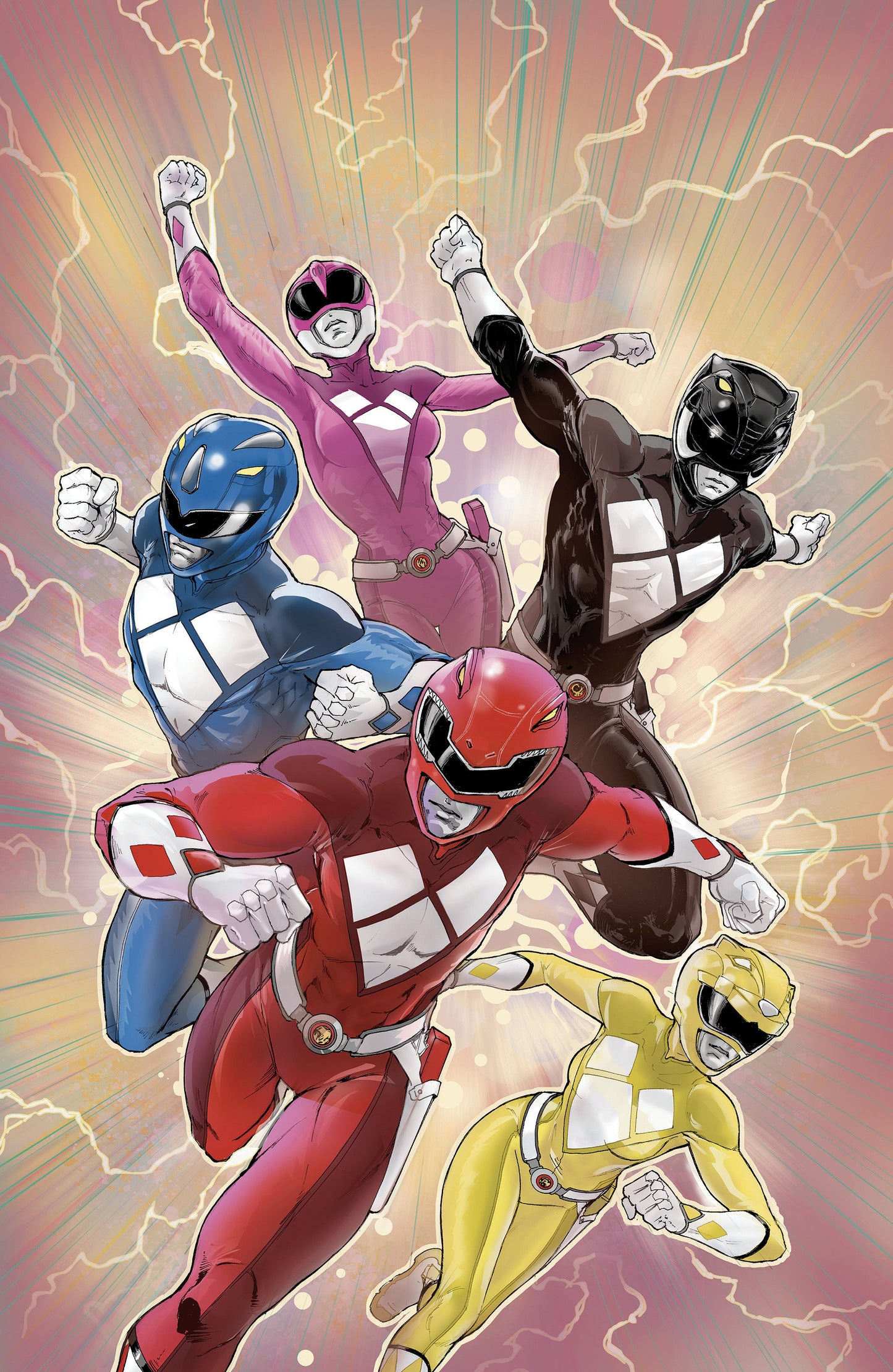 Mighty Morphin Power Rangers (2026) #1 F 1:10 Variant Edition Foil Variant (Full Art, Foil, Griffith) (NM)