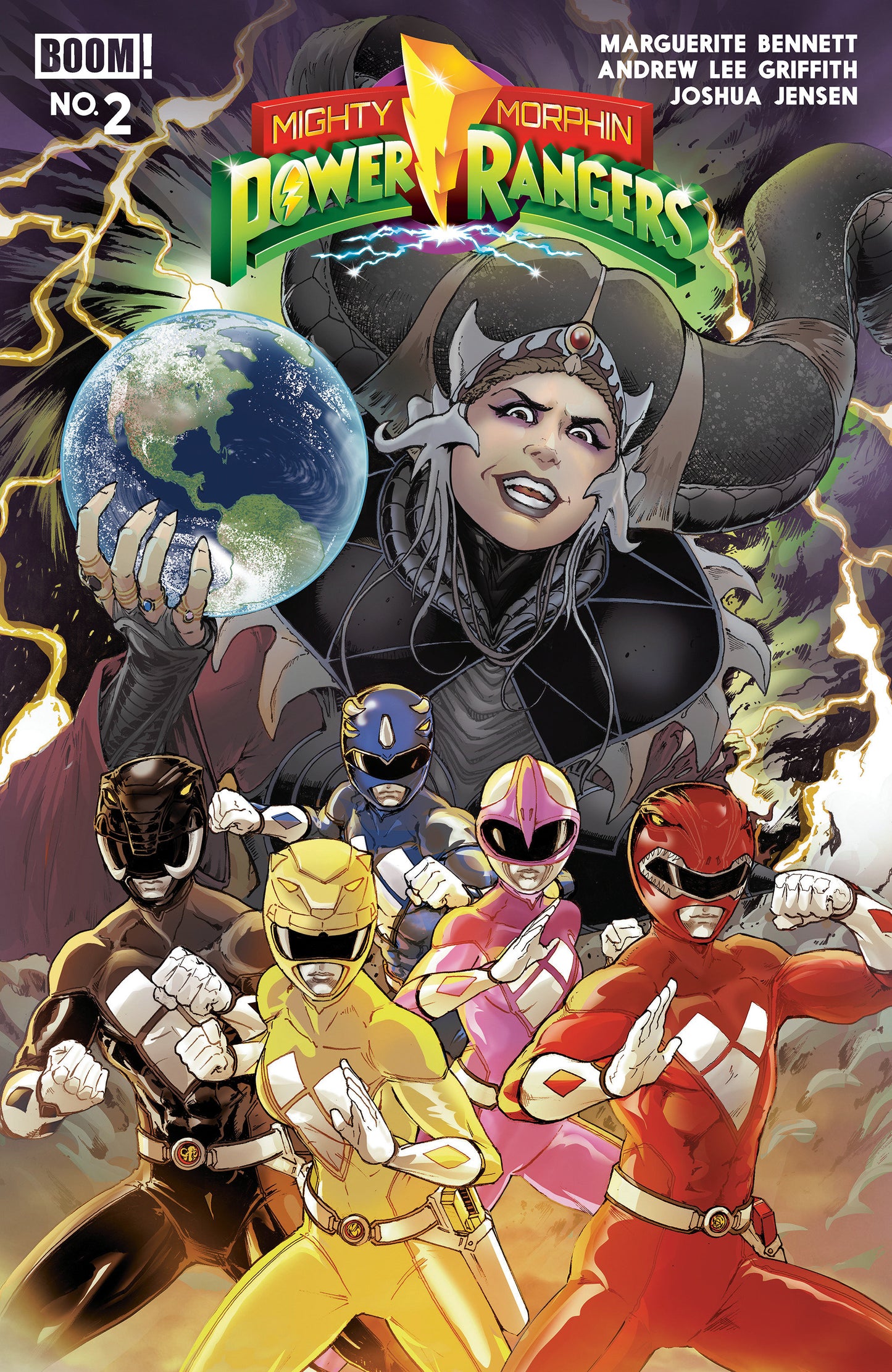Mighty Morphin Power Rangers (2026) #2 B Variant (Dressed, Griffith) (NM)