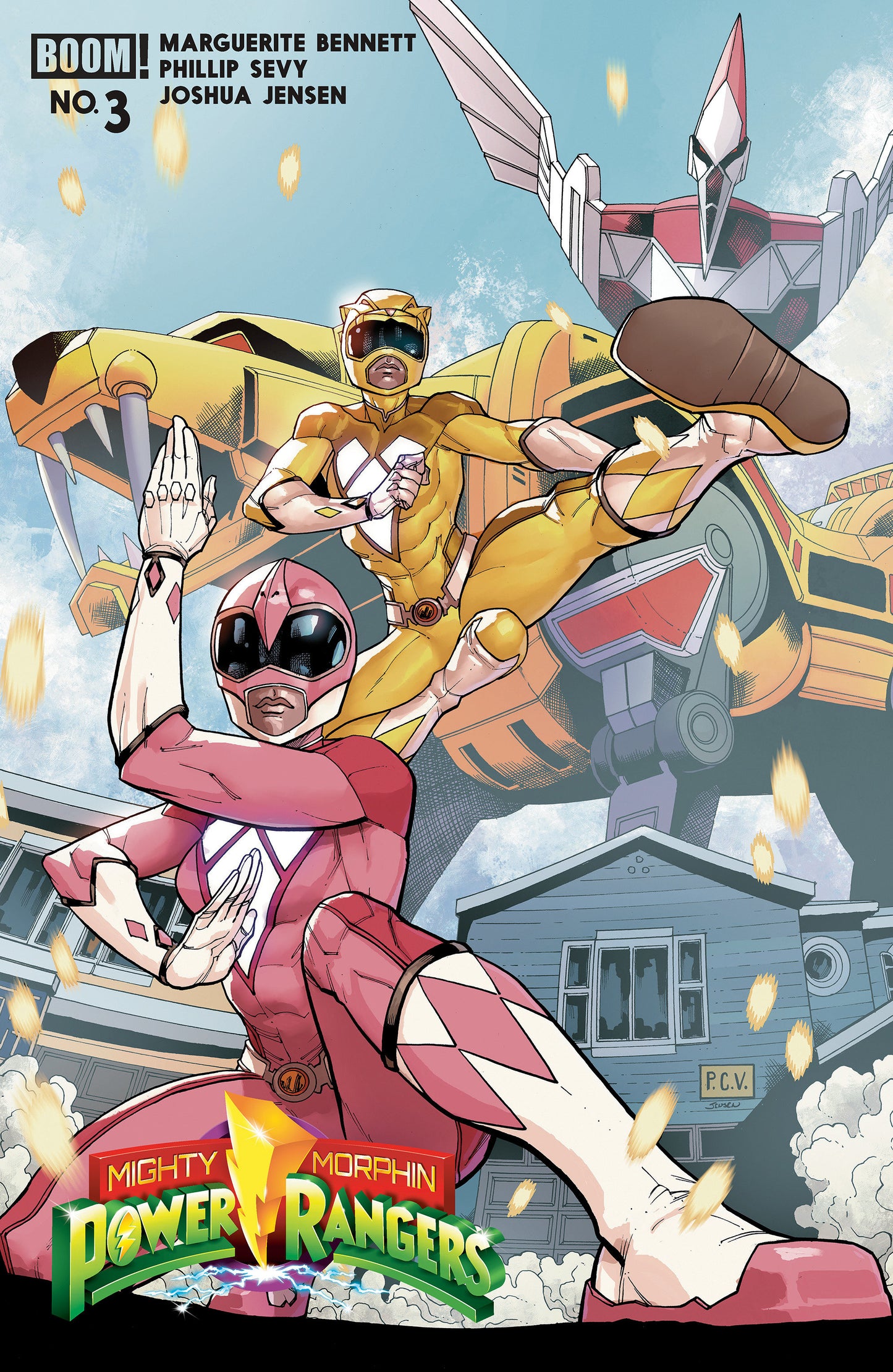 Mighty Morphin Power Rangers (2026) #3 B Variant (Dressed, Sevy) (NM)