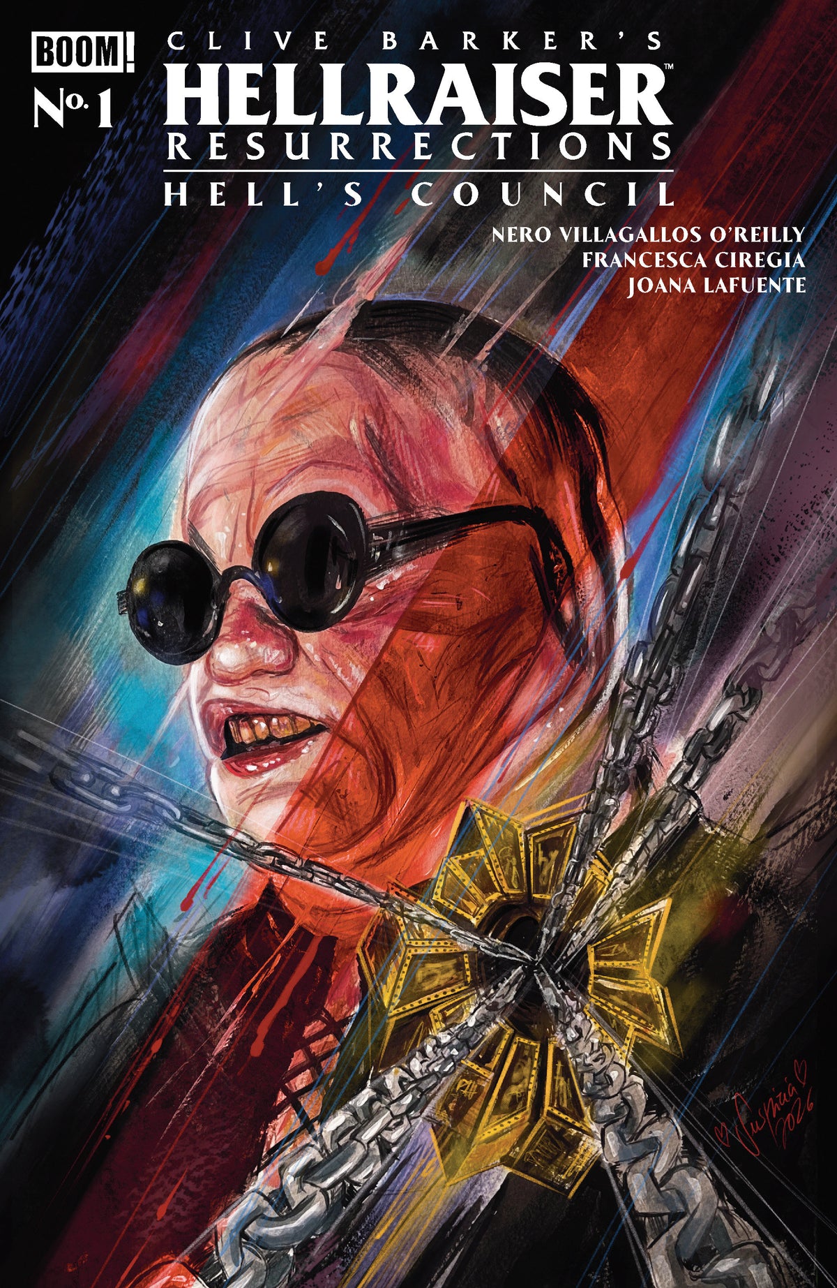 Hellraiser: Resurrections Hell's Council #1 A Main (Dressed, Vilchez) (NM)