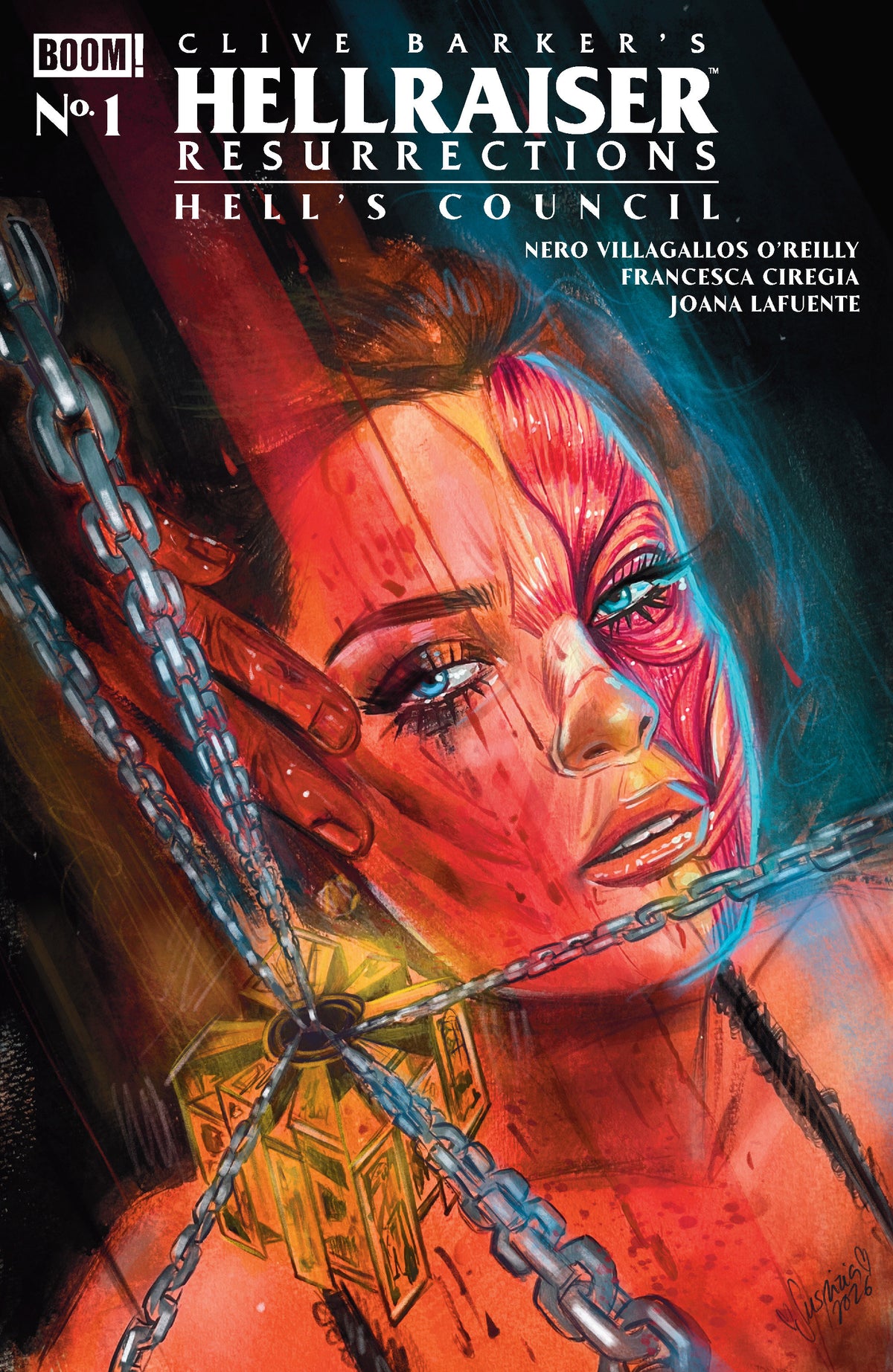 Hellraiser: Resurrections Hell's Council #1 G Foc Reveal Variant (Dressed, Vilchez) (NM)