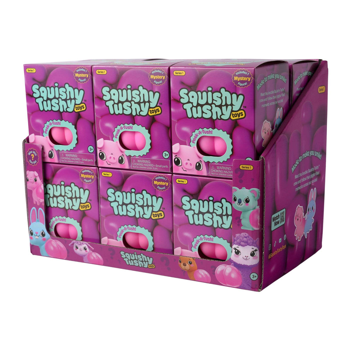 Squishy Tushy Toy 3" Single Figure Blind Box (1pc)