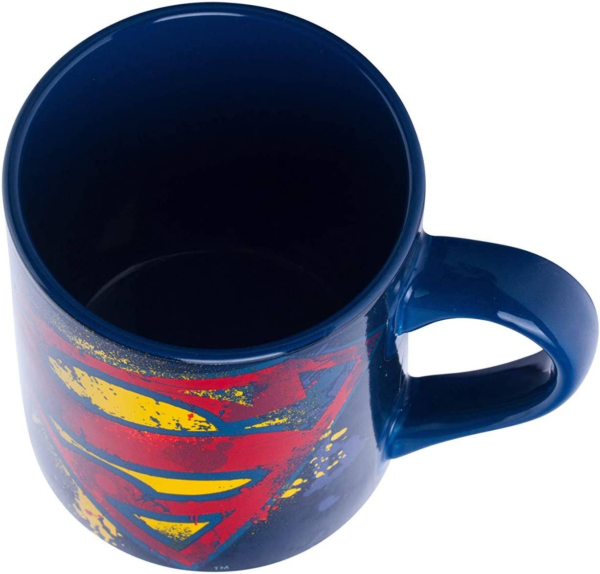 DC Comics Superman Splatter Paint 14oz Ceramic Mug