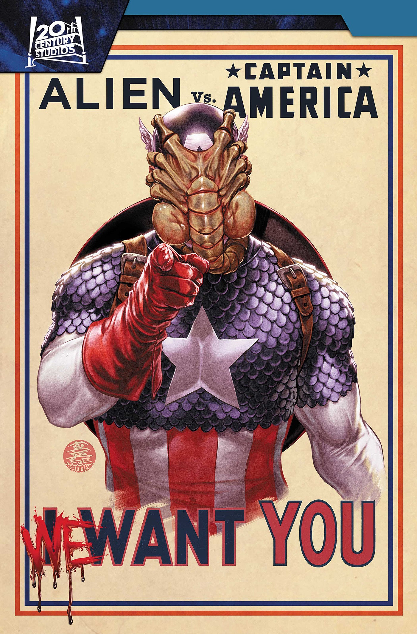 Alien vs. Captain America (NM)