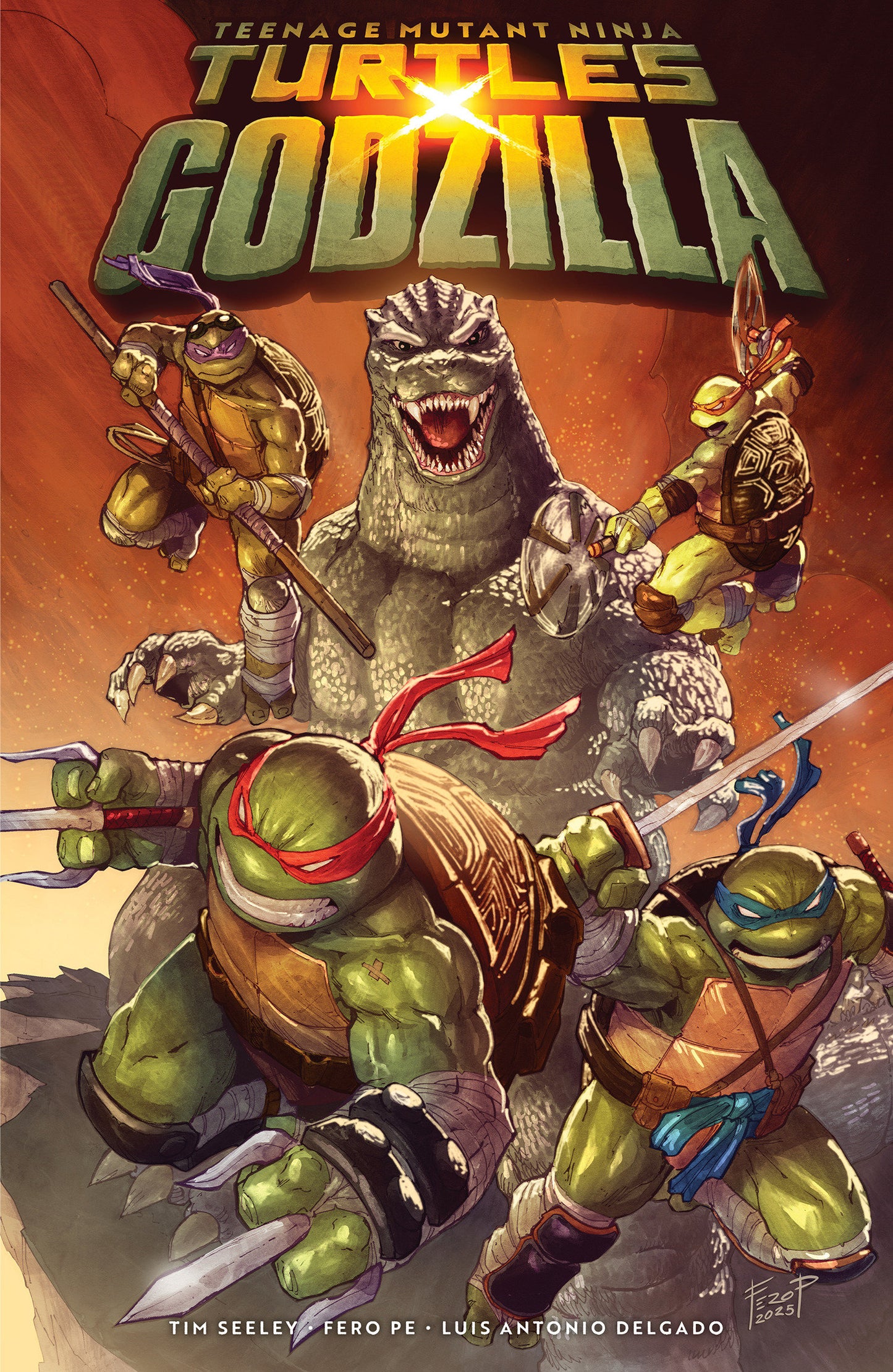 Teenage Mutant Ninja Turtles X Godzilla (NM)