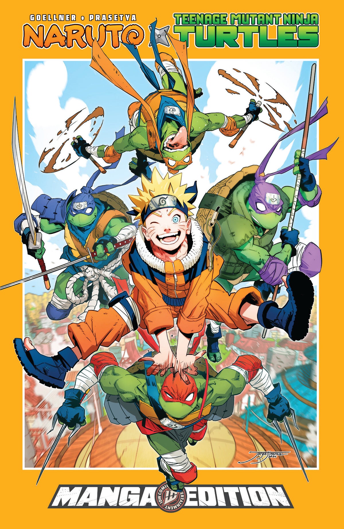 Naruto X Teenage Mutant Ninja Turtles Manga Style Edition (NM)