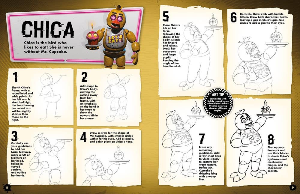 Five Nights At Freddy's How To Draw