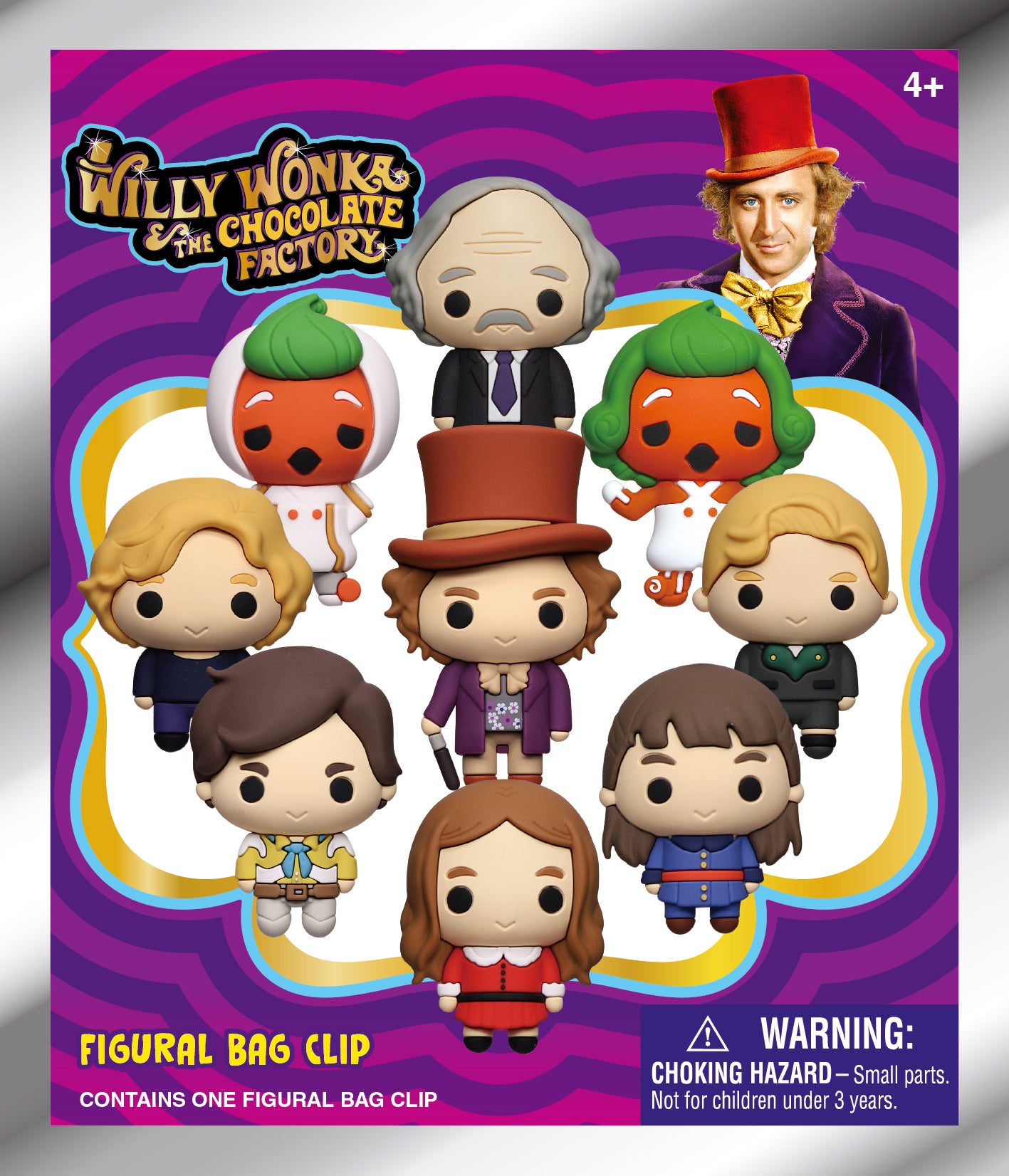 Willy Wonka 3D Foam Blind Bag Clip (1 Surprise Bag)