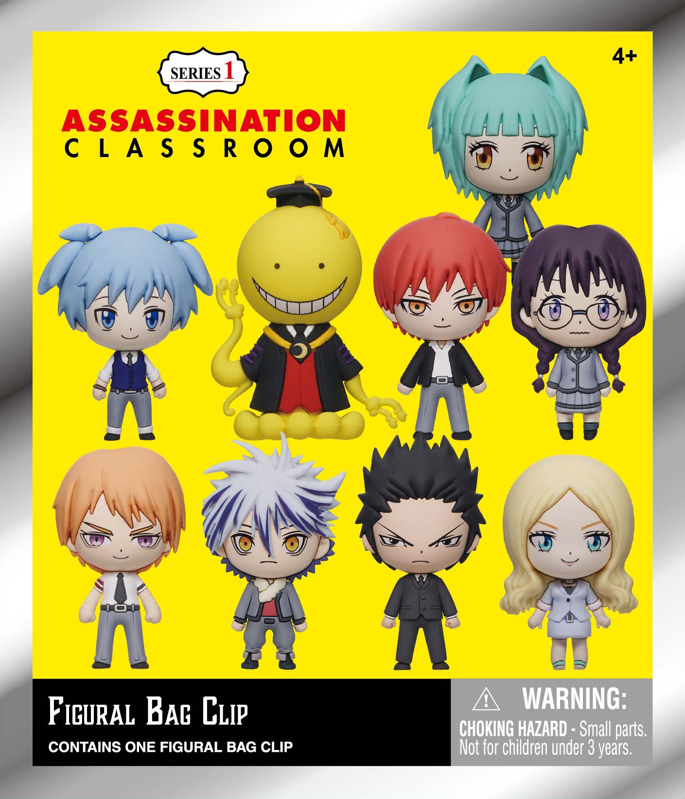 Assassination Classroom 3D Foam Blind Bag Clip (1 Surprise Bag)