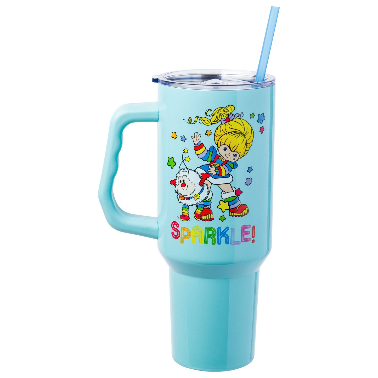 Rainbow Brite and Twink Sparkle 40oz Stainless Steel Tumbler w Handle
