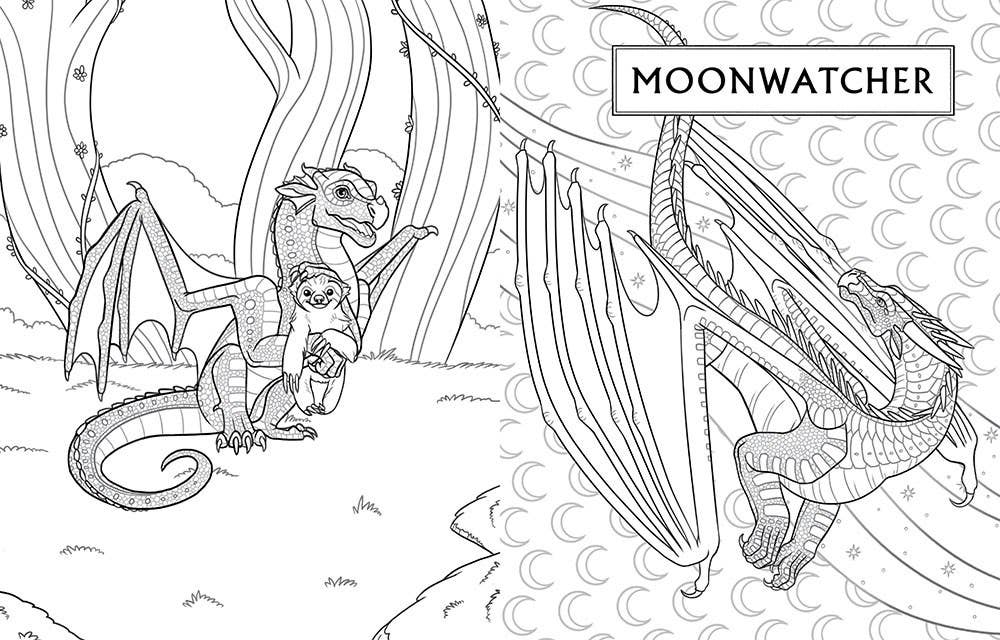 Official Wings of Fire Coloring Book