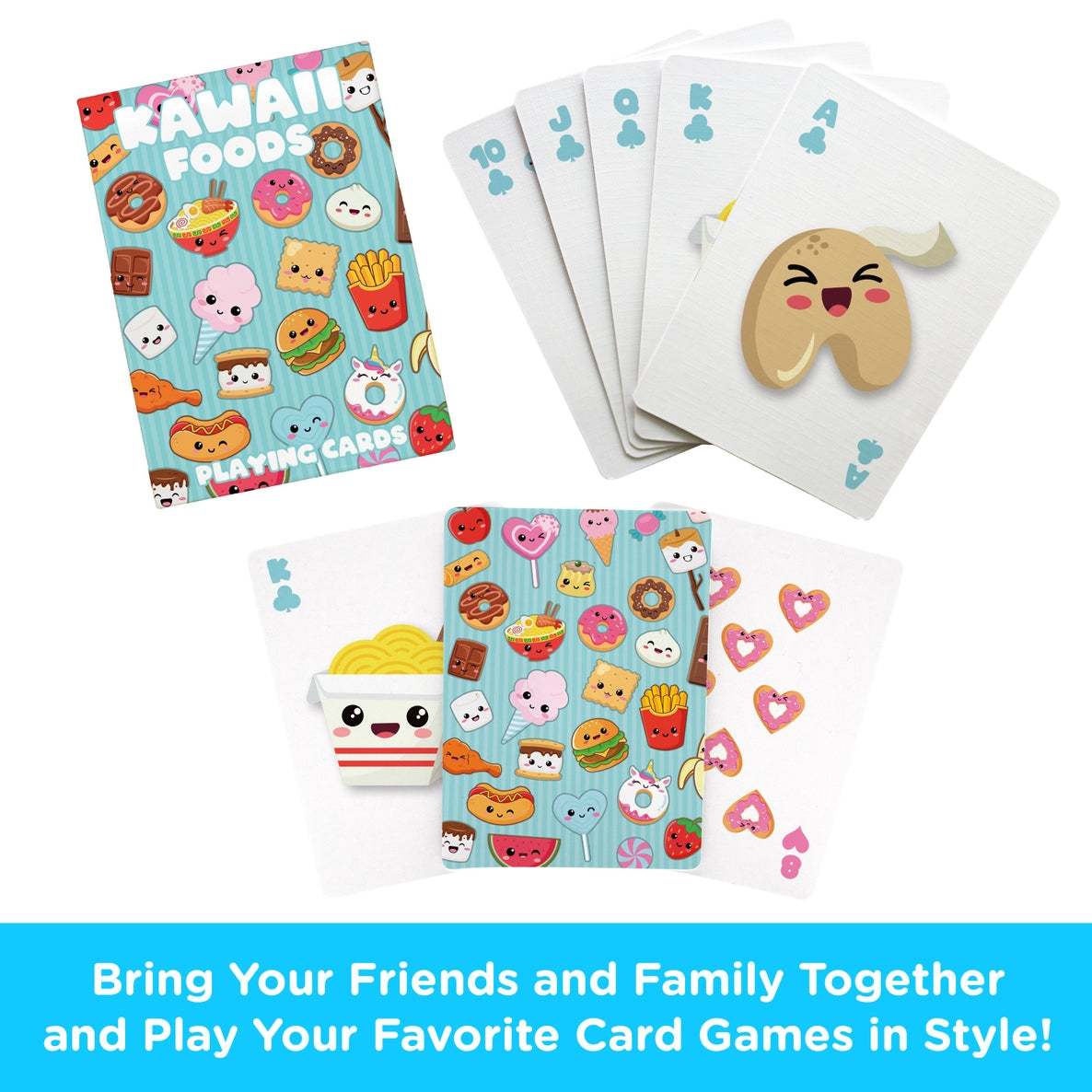 Kawaii Foods Playing Cards