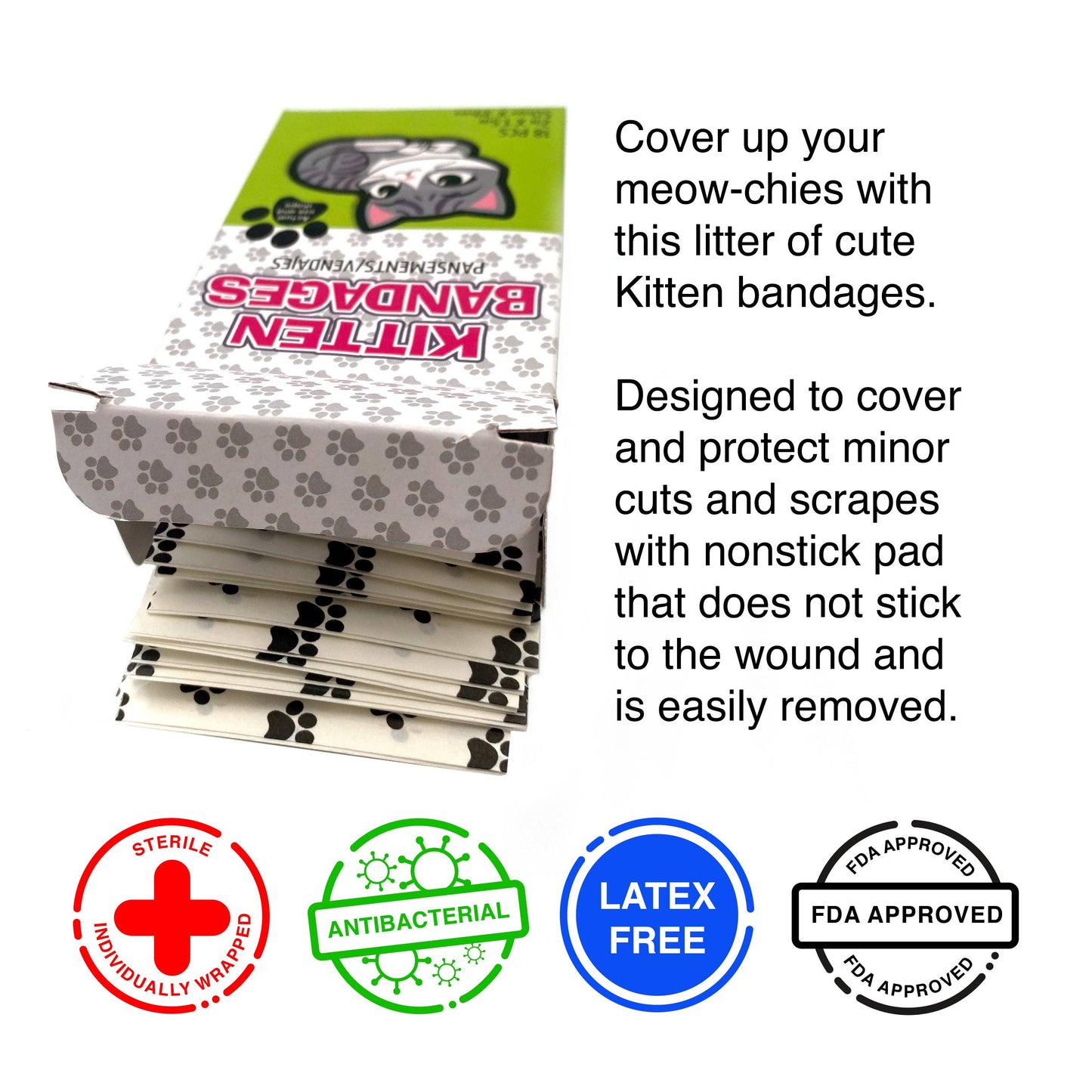 Kitten Adhesive Bandages